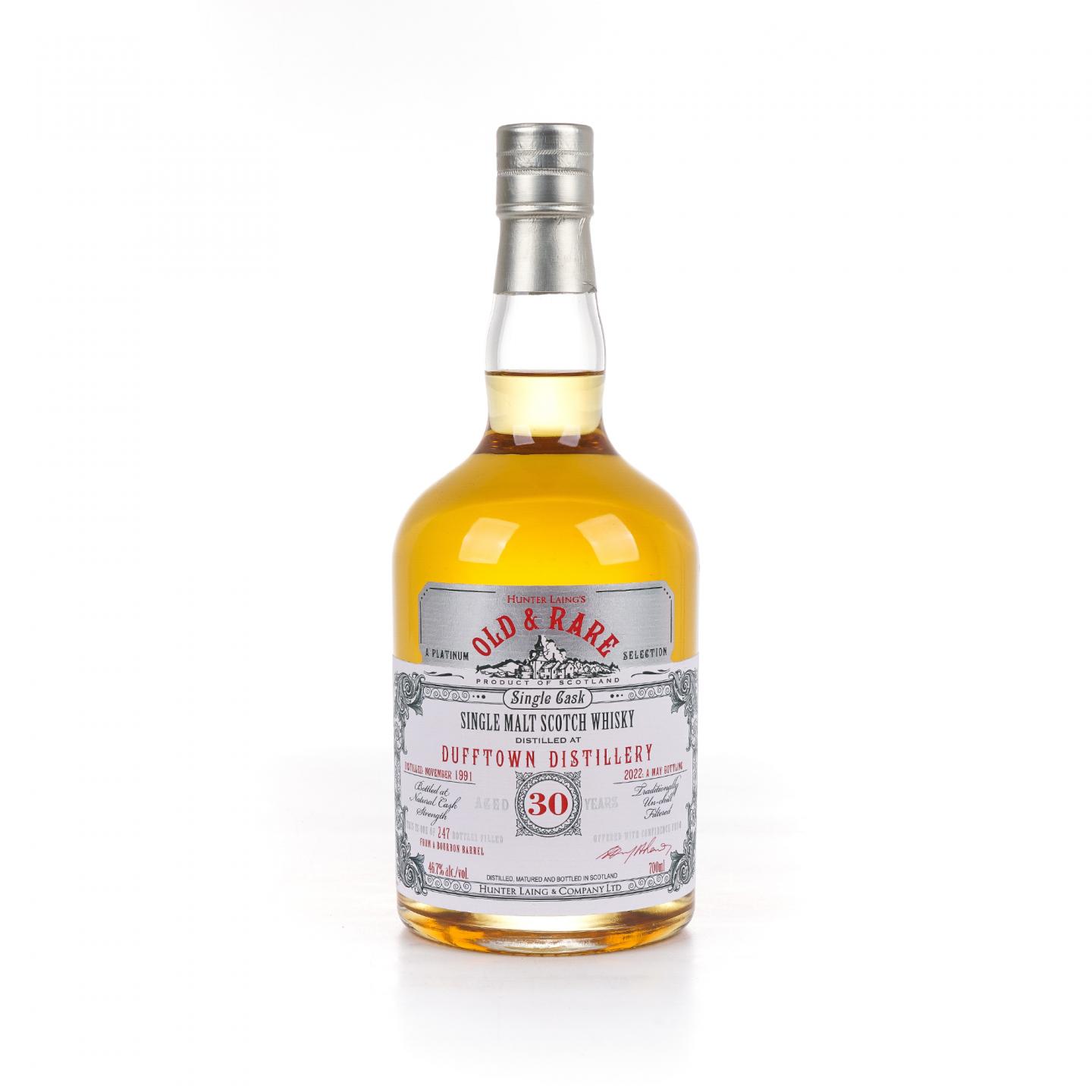 Dufftown 达夫镇 30年 1991-2022 单桶 HL白金系列