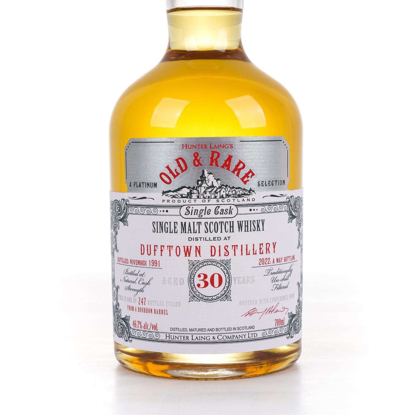 Dufftown 达夫镇 30年 1991-2022 单桶 HL白金系列