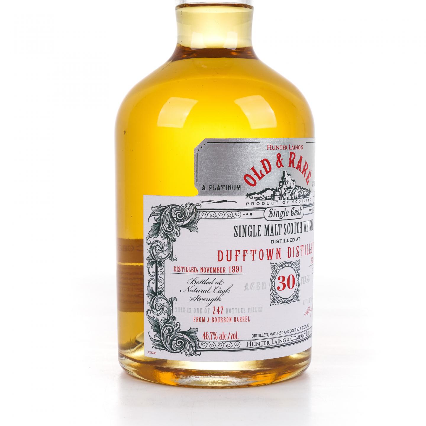 Dufftown 达夫镇 30年 1991-2022 单桶 HL白金系列