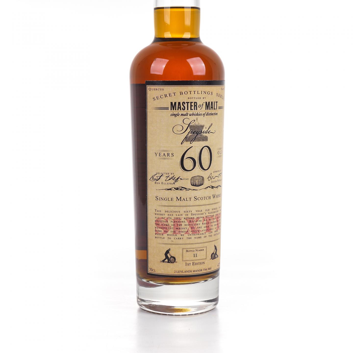 秘密斯佩塞 60年 第一版 Master Of Malt