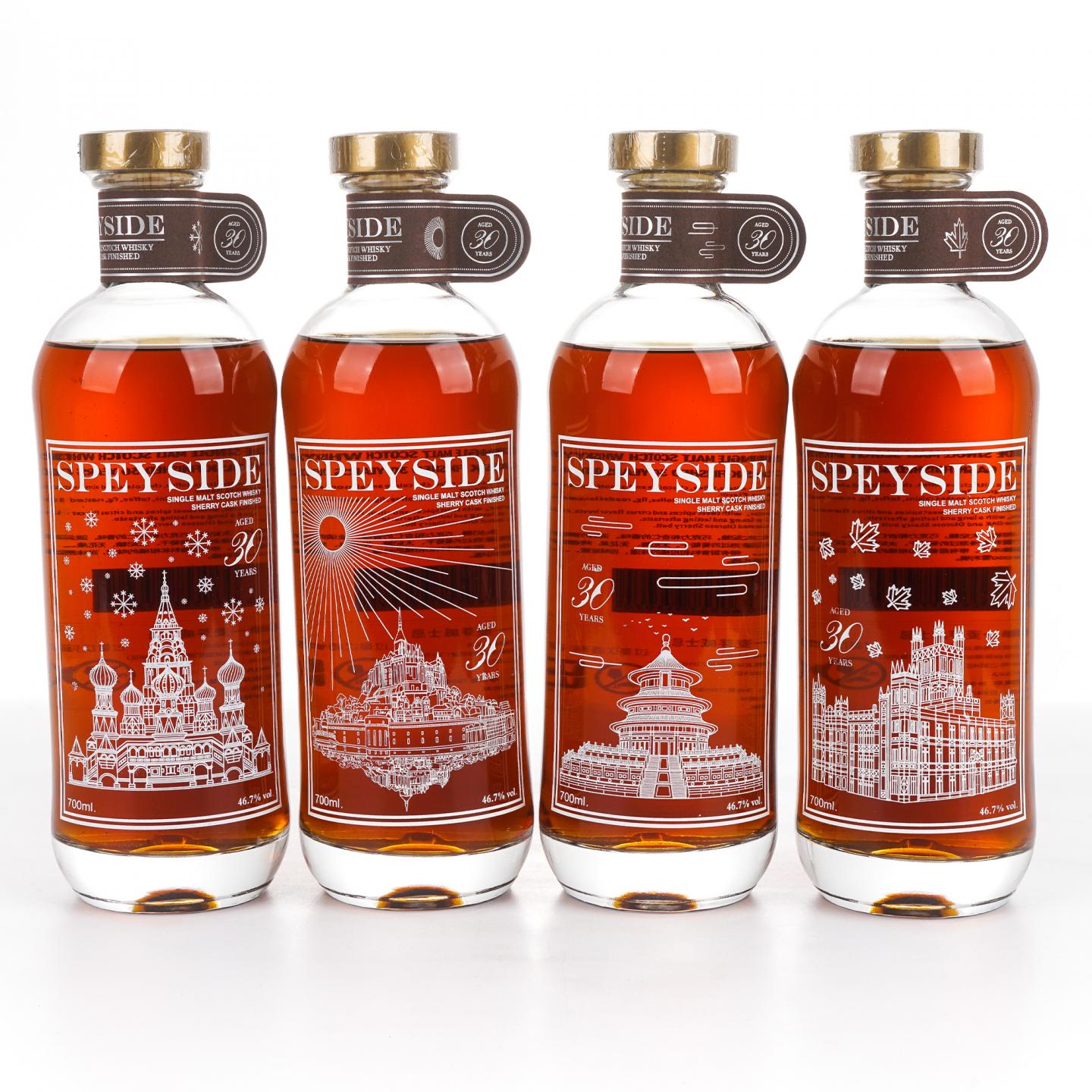 秘密斯佩塞 30年 春夏秋冬全套 4支组*700ml