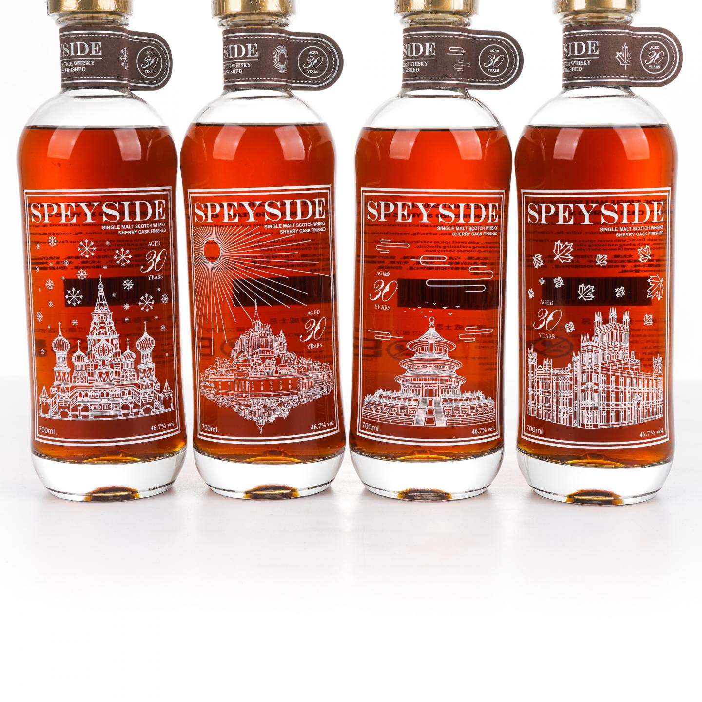 秘密斯佩塞 30年 春夏秋冬全套 4支组*700ml