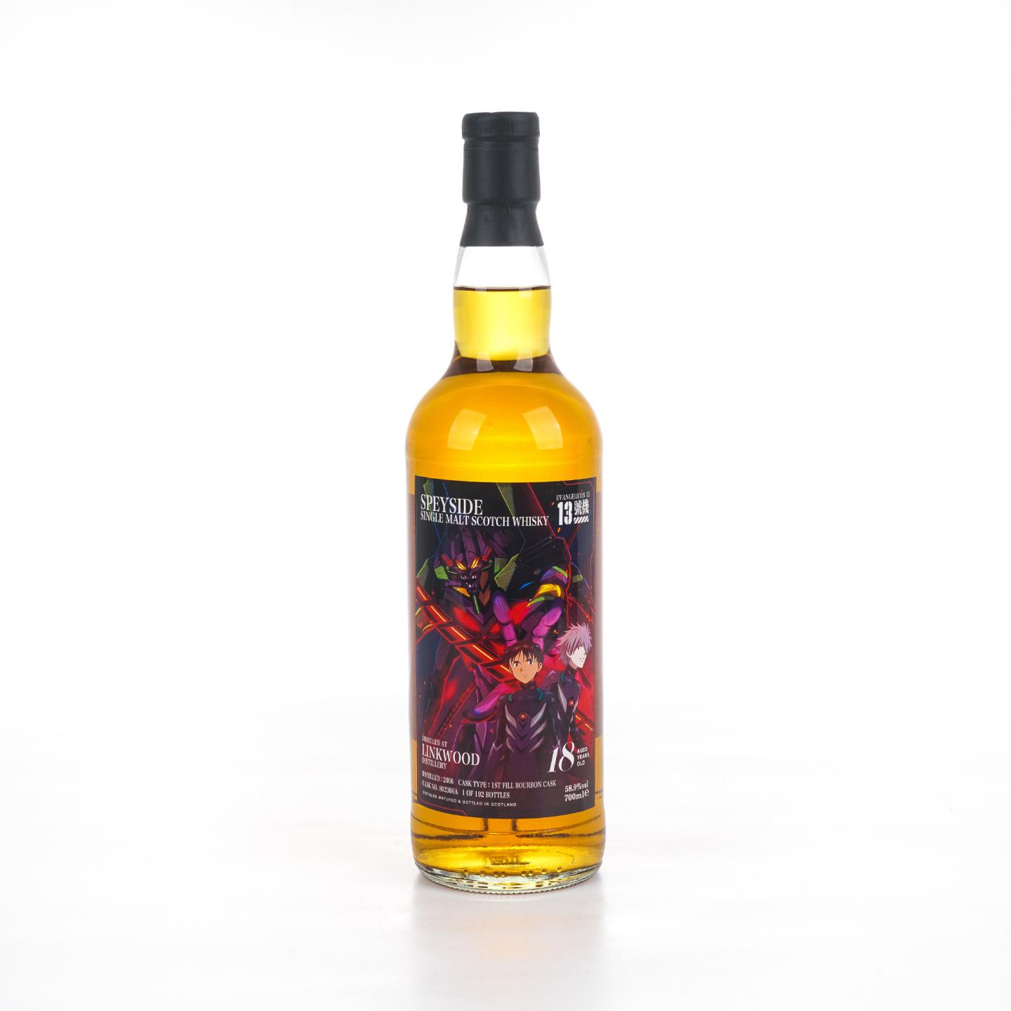 Linkwood 林可伍德 18年 2006 《新世纪福音战士》联名款 58.9%