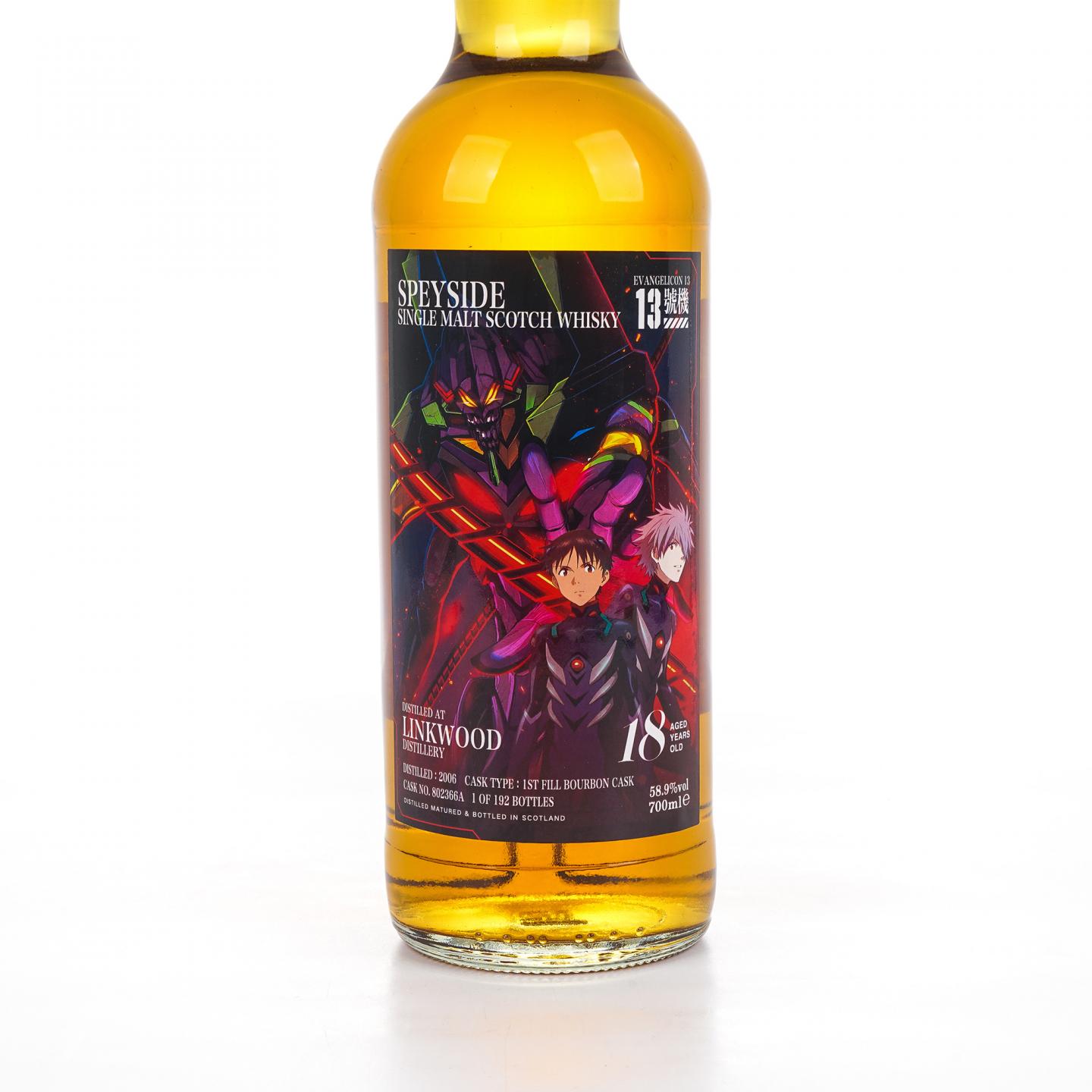 Linkwood 林可伍德 18年 2006 《新世纪福音战士》联名款 58.9%