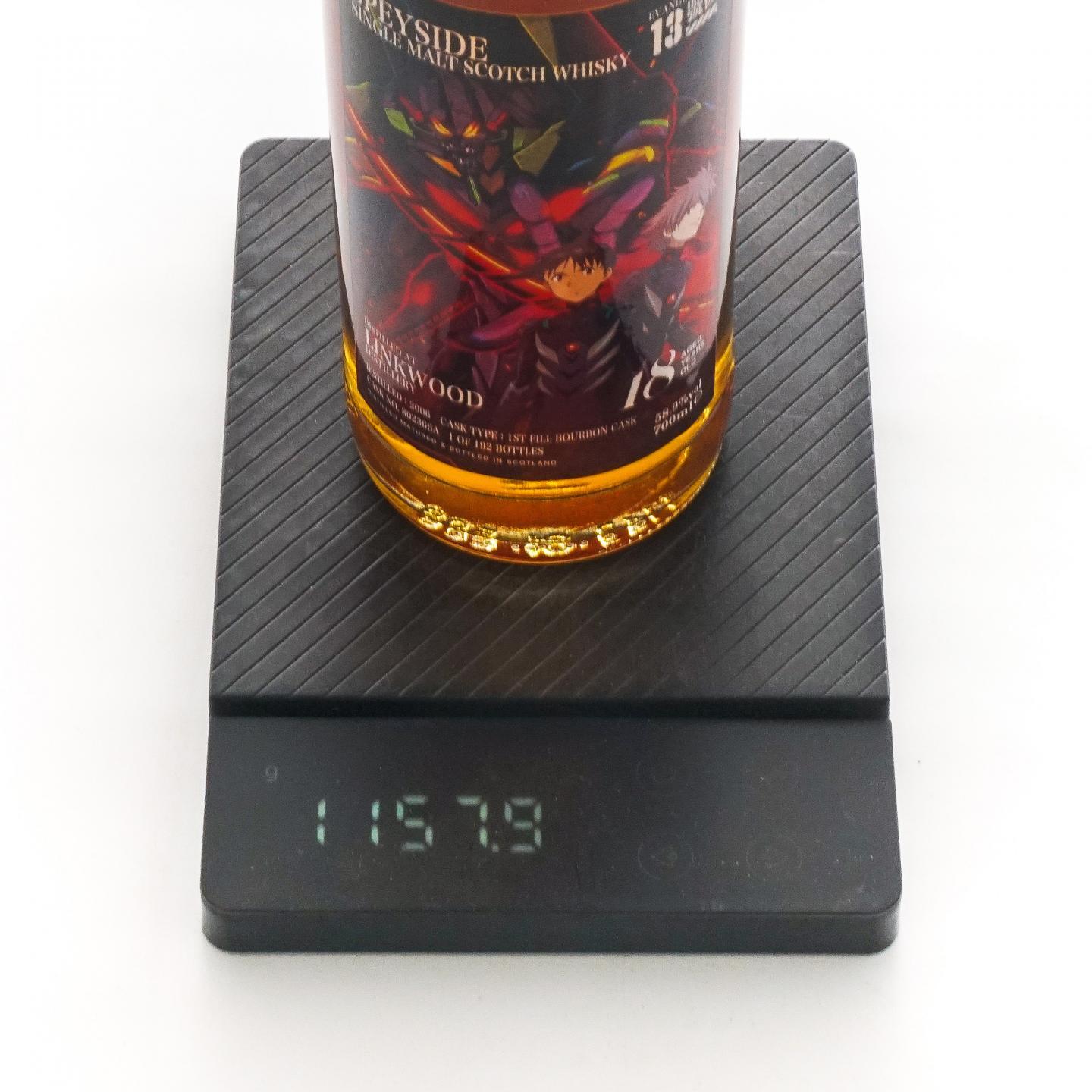 Linkwood 林可伍德 18年 2006 《新世纪福音战士》联名款 58.9%