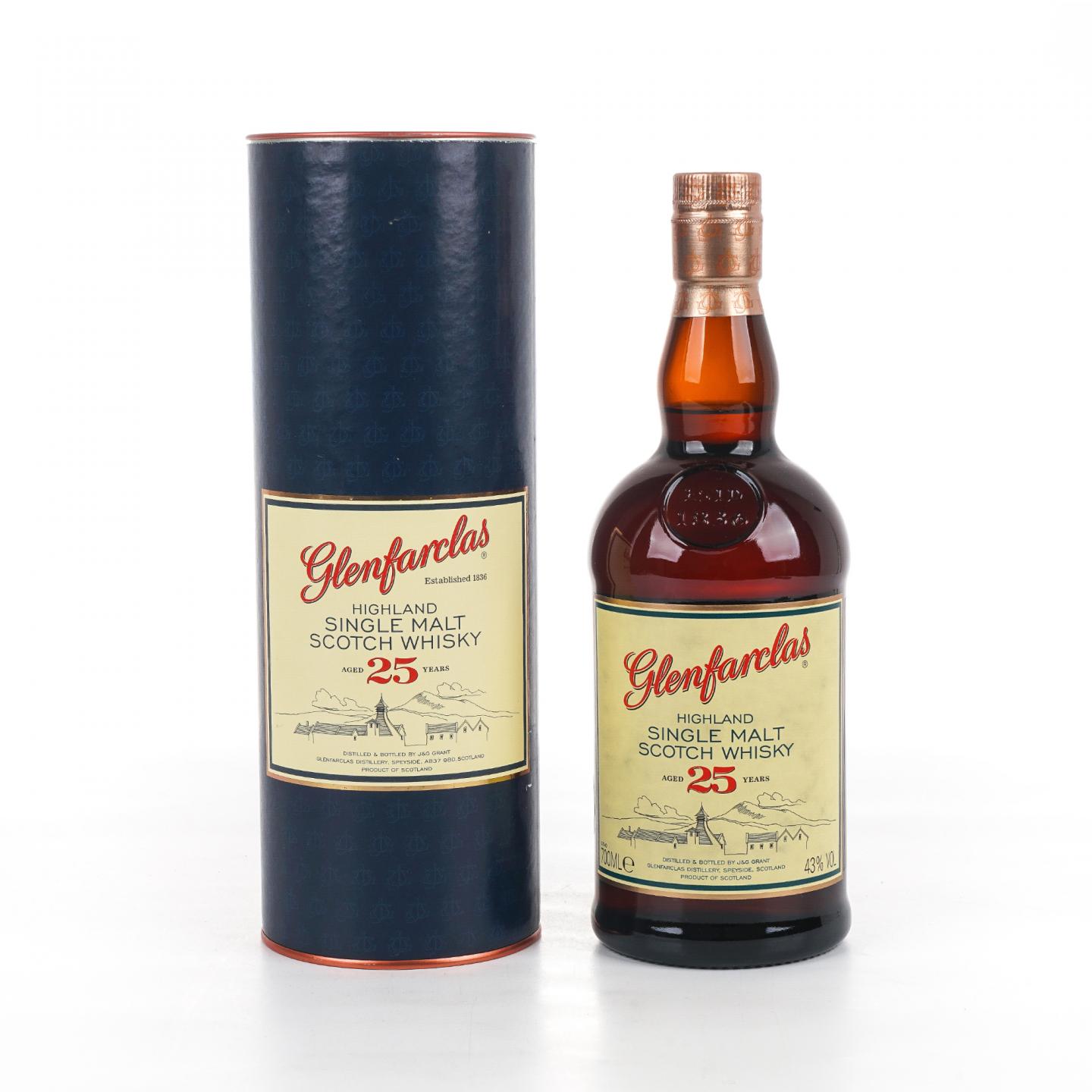 Glenfarclas 格兰花格 25年 圆筒 43%Vol.700ml