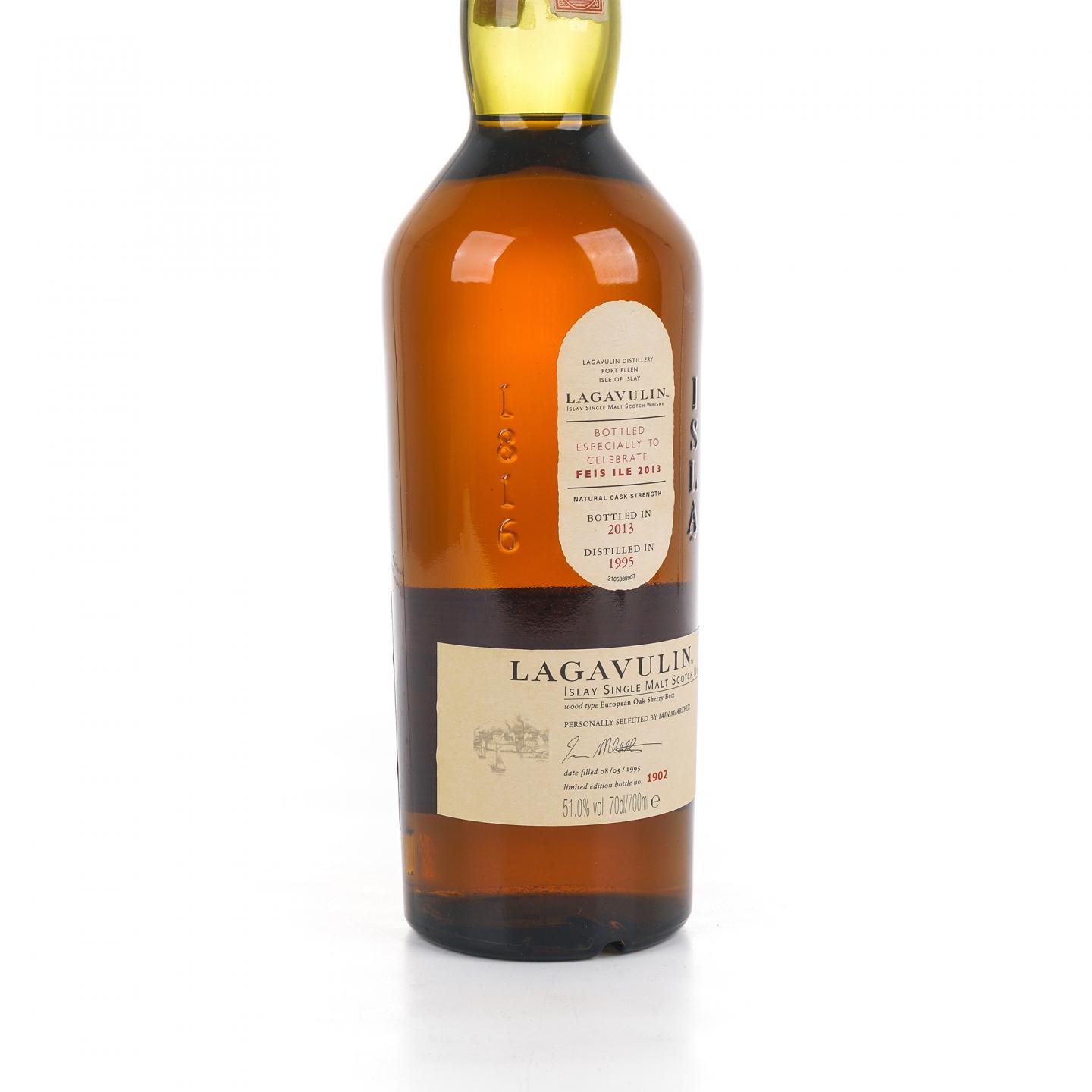 Lagavulin 乐加维林 1995-2013 Feis Ile 2013 雪莉桶