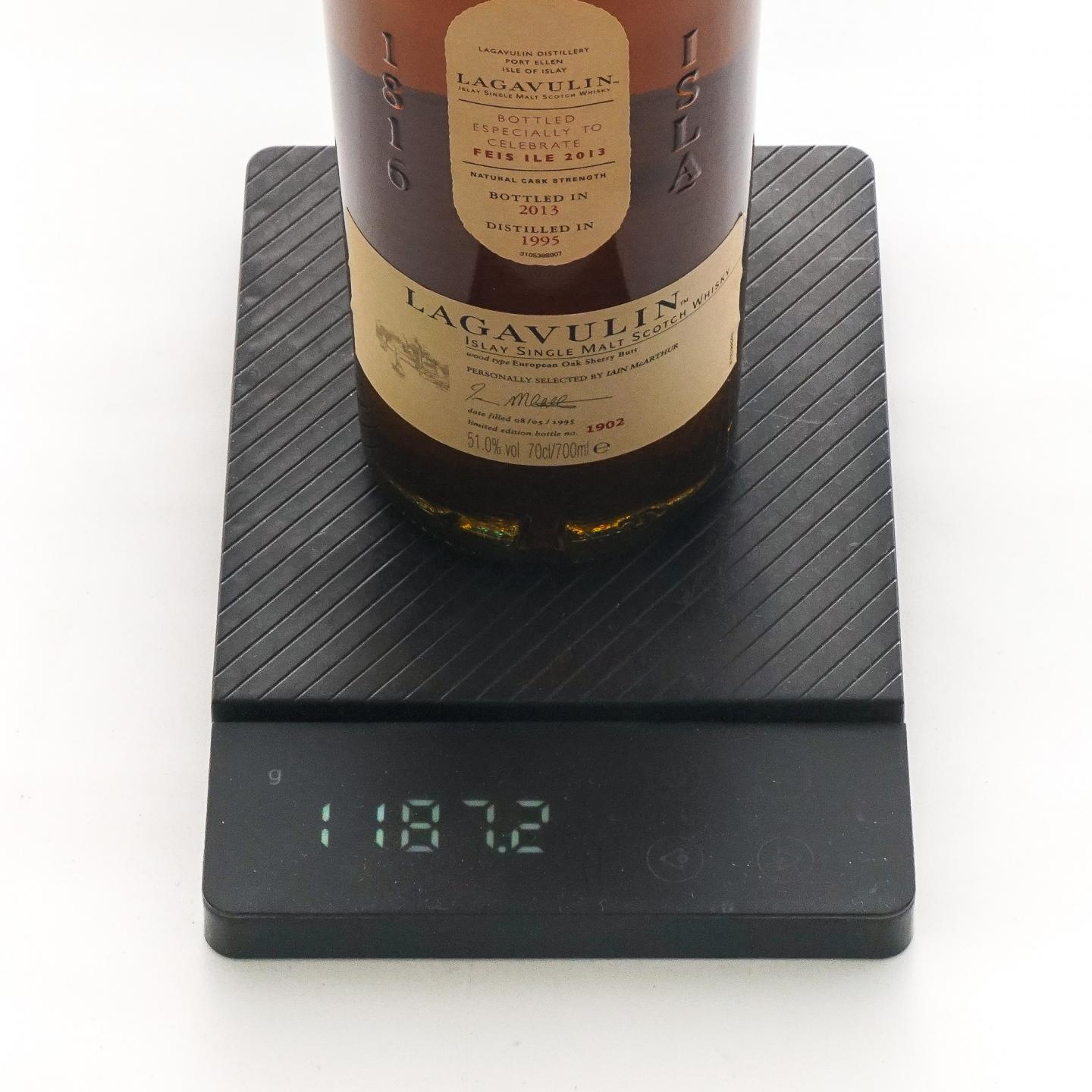 Lagavulin 乐加维林 1995-2013 Feis Ile 2013 雪莉桶