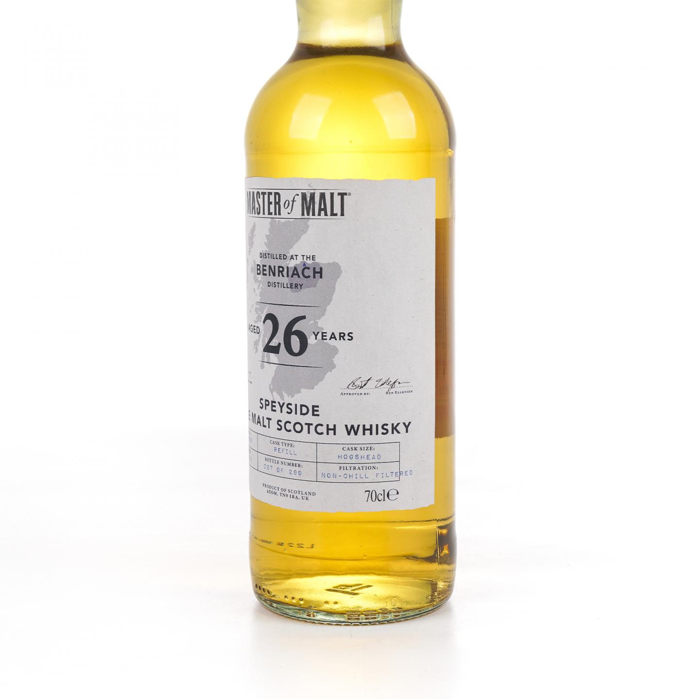 Benriach 本利亚克 26年 1996-2022 Master of Malt 700ml