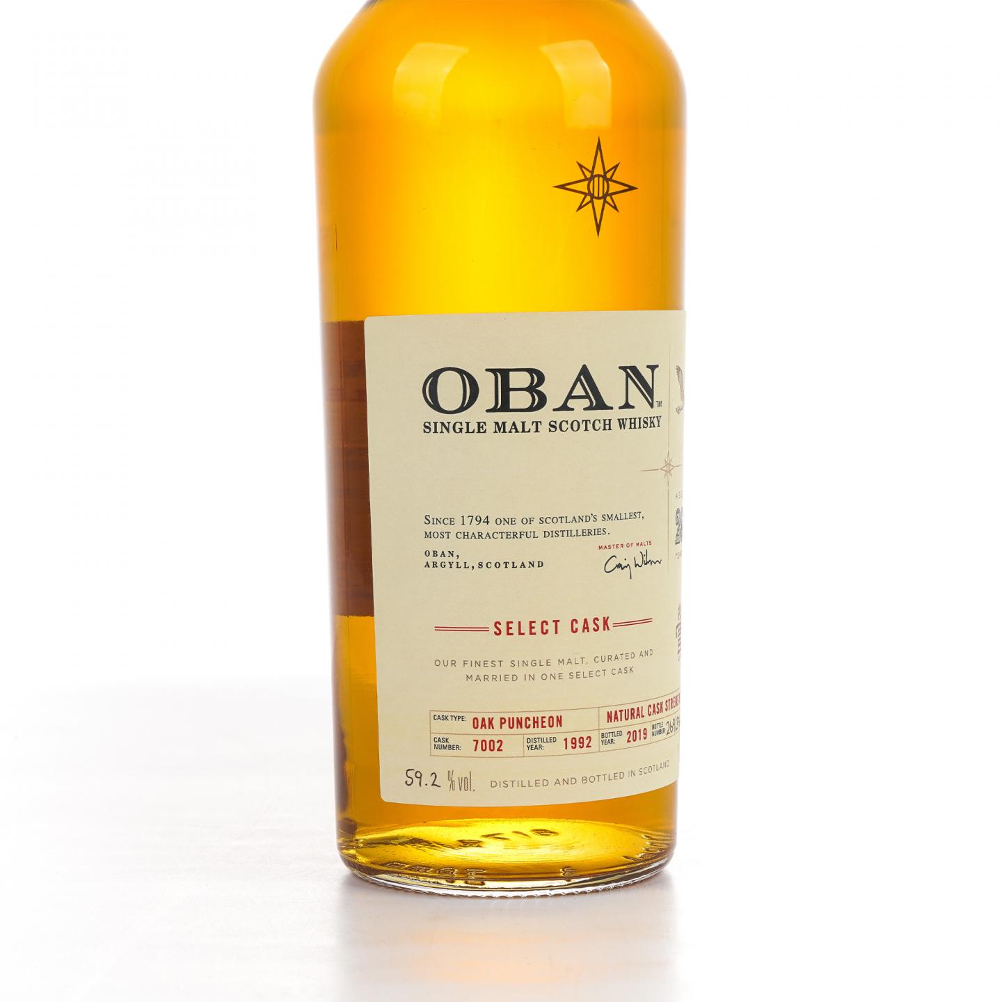 Oban 欧本 26年 1992-2019 星星标 COD 大师选桶 桶强 行货