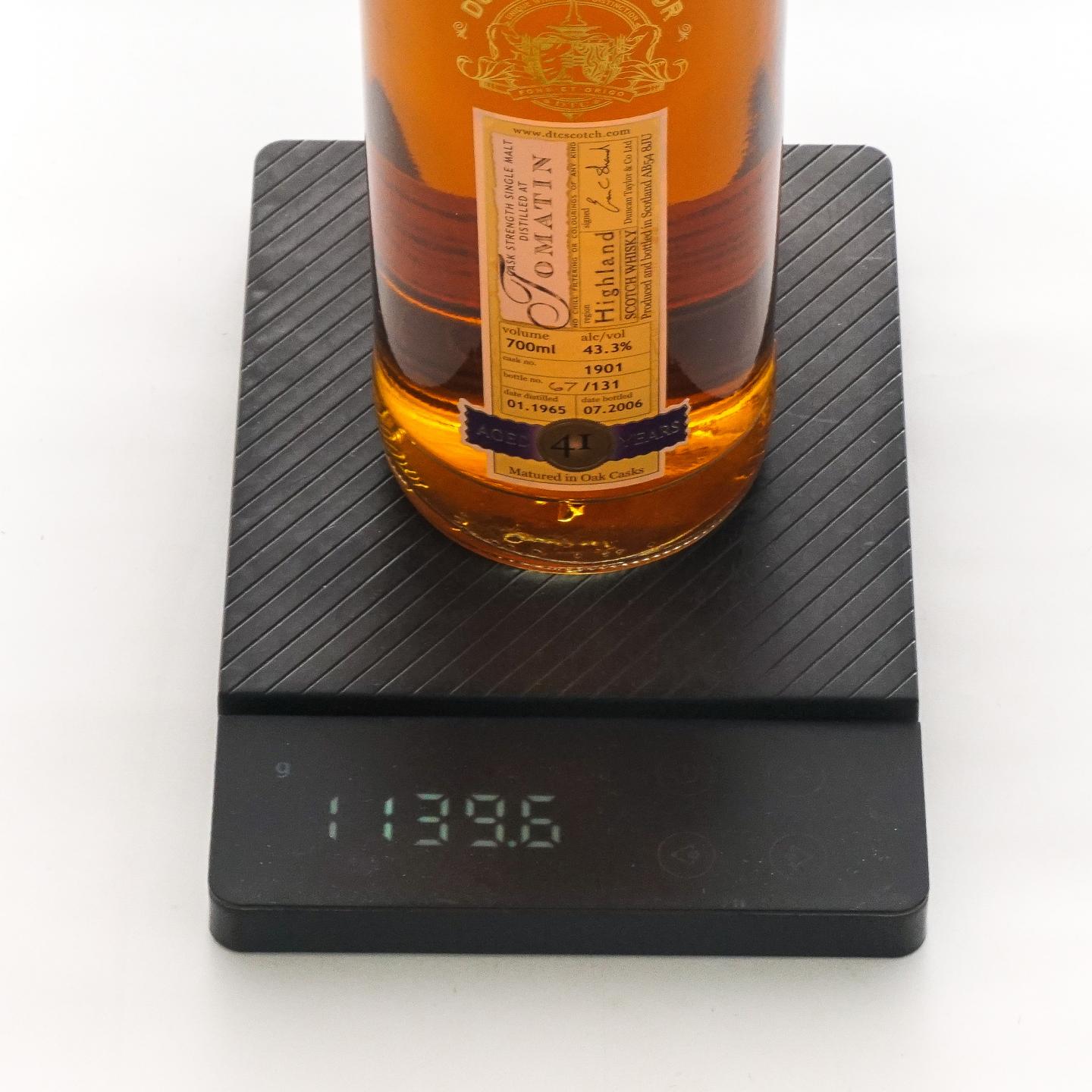 Tomatin 汤马丁 41年 1965-2006 桶强 DT