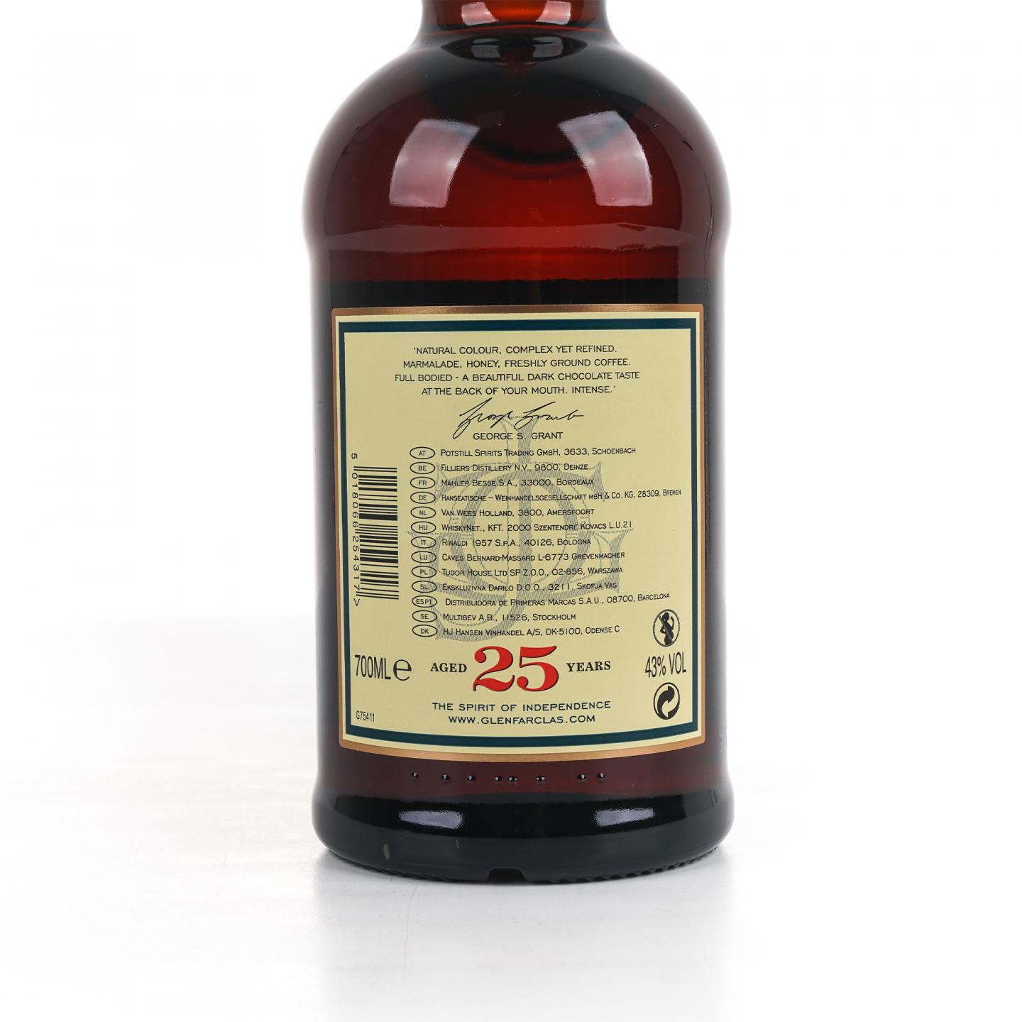 Glenfarclas 格兰花格 25年 2021 单麦