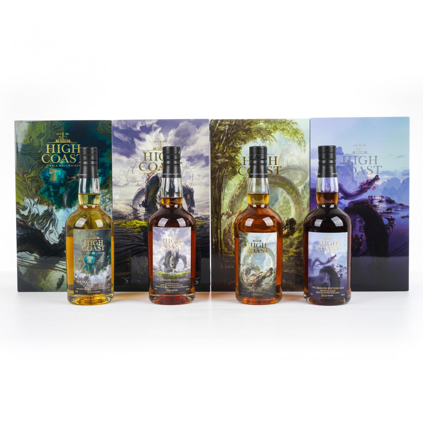 High Coast 海歌 龙系列1-4版 500ml*4