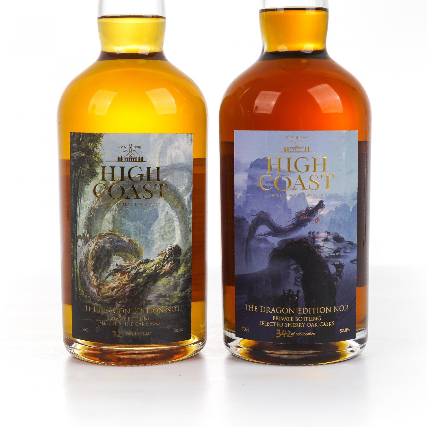 High Coast 海歌 龙系列1-4版 500ml*4