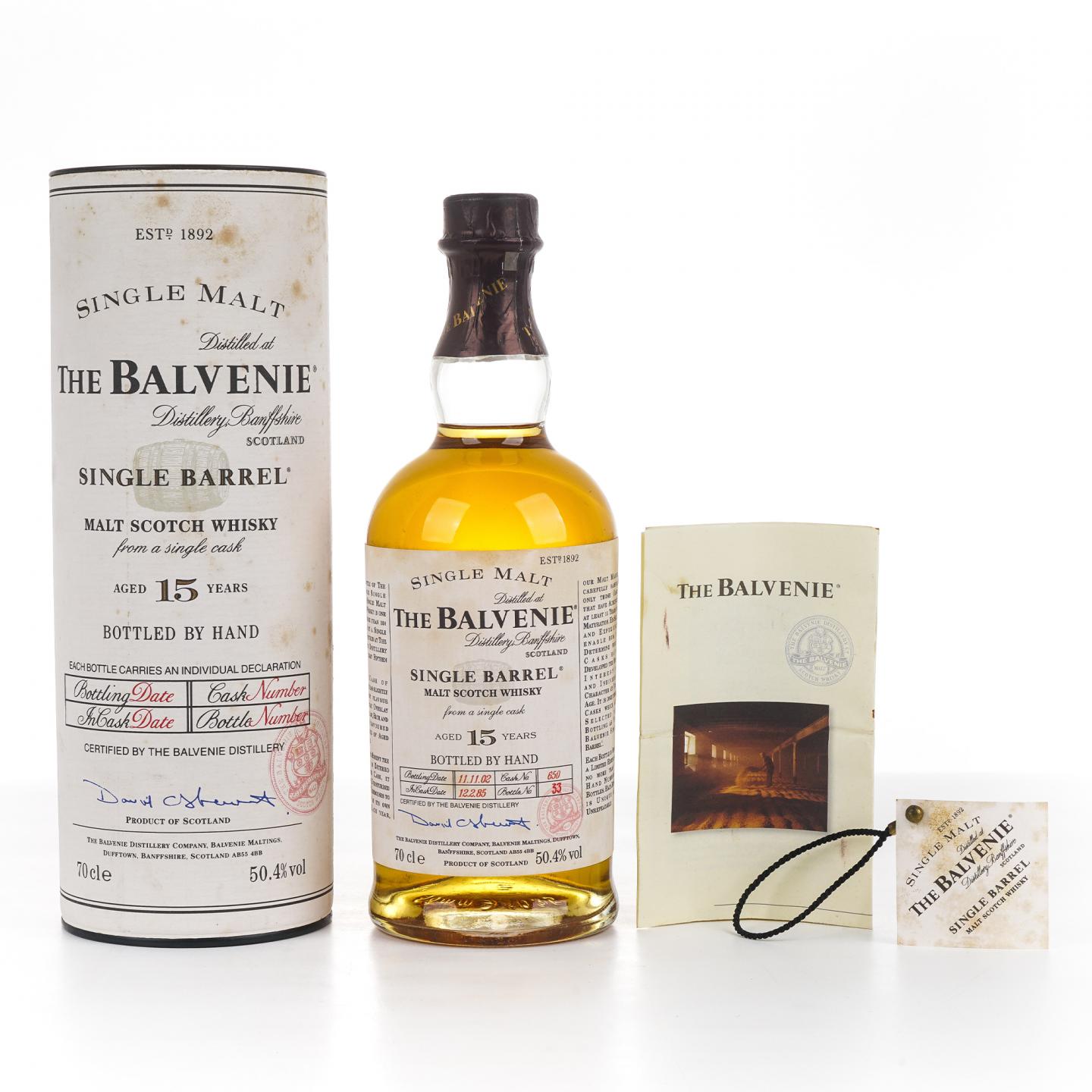 Balvenie 百富 15年 1985-2002 单桶#650