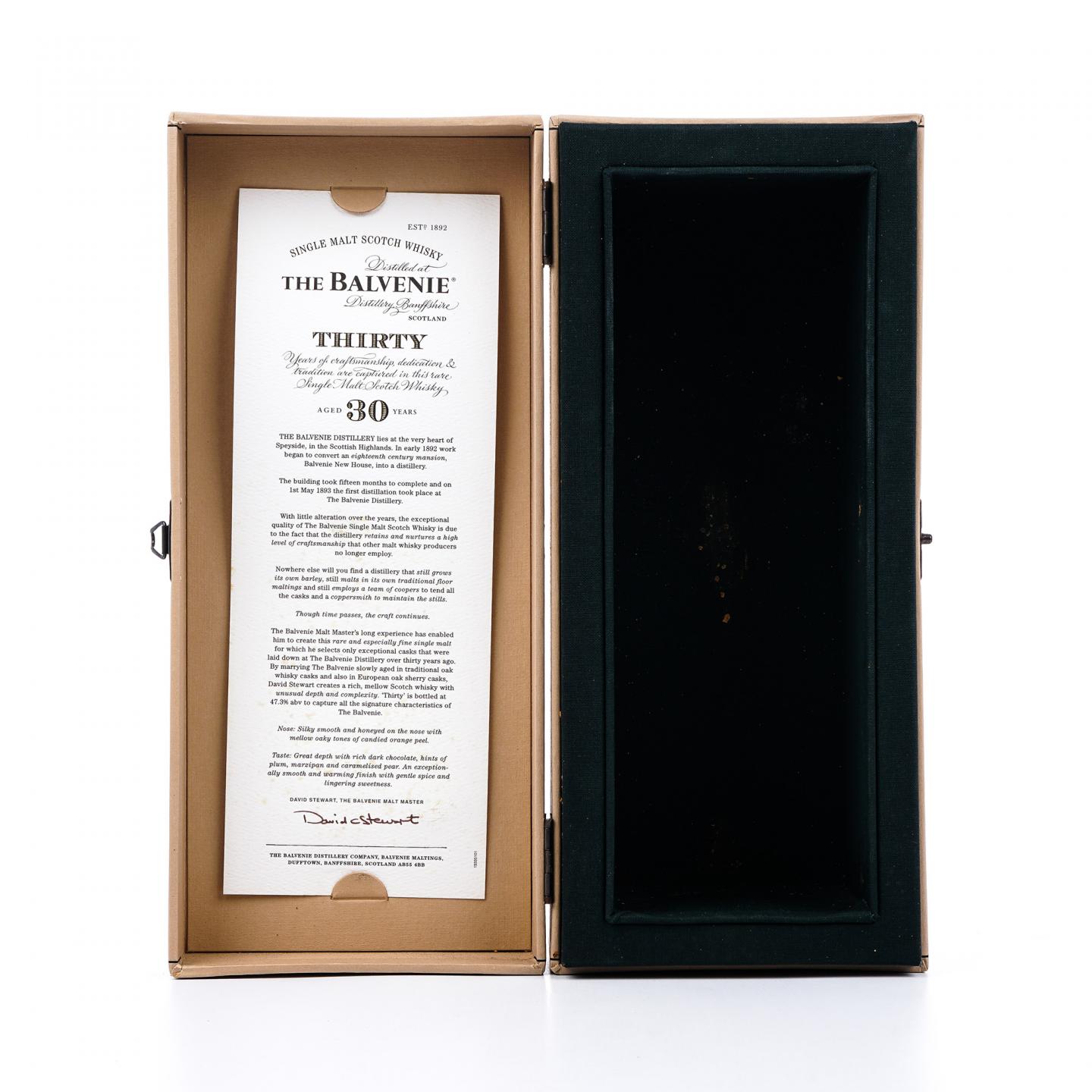 Balvenie 百富 30年 47.3%Vol. 礼盒