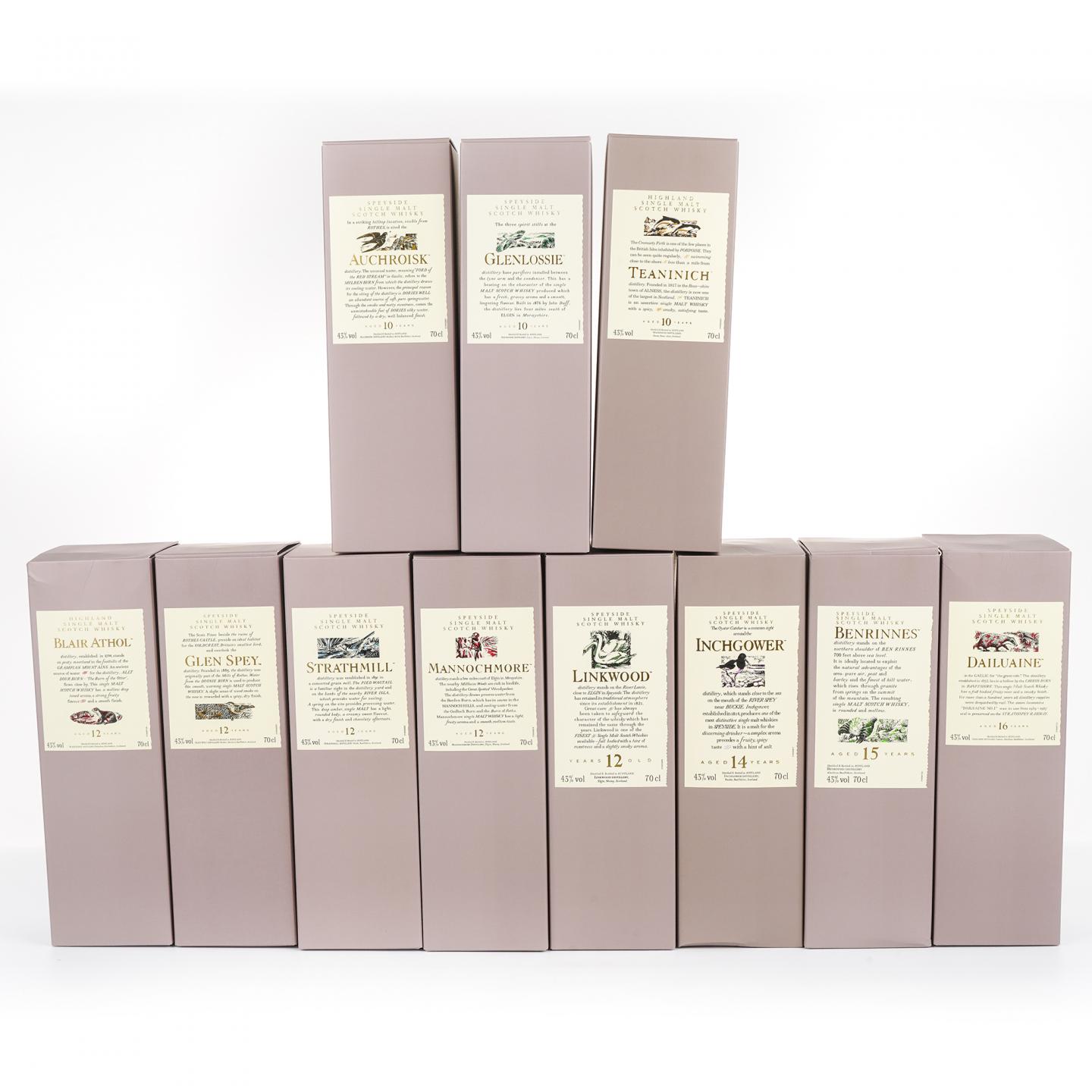 帝亚吉欧 花鸟系列 套装 11瓶组