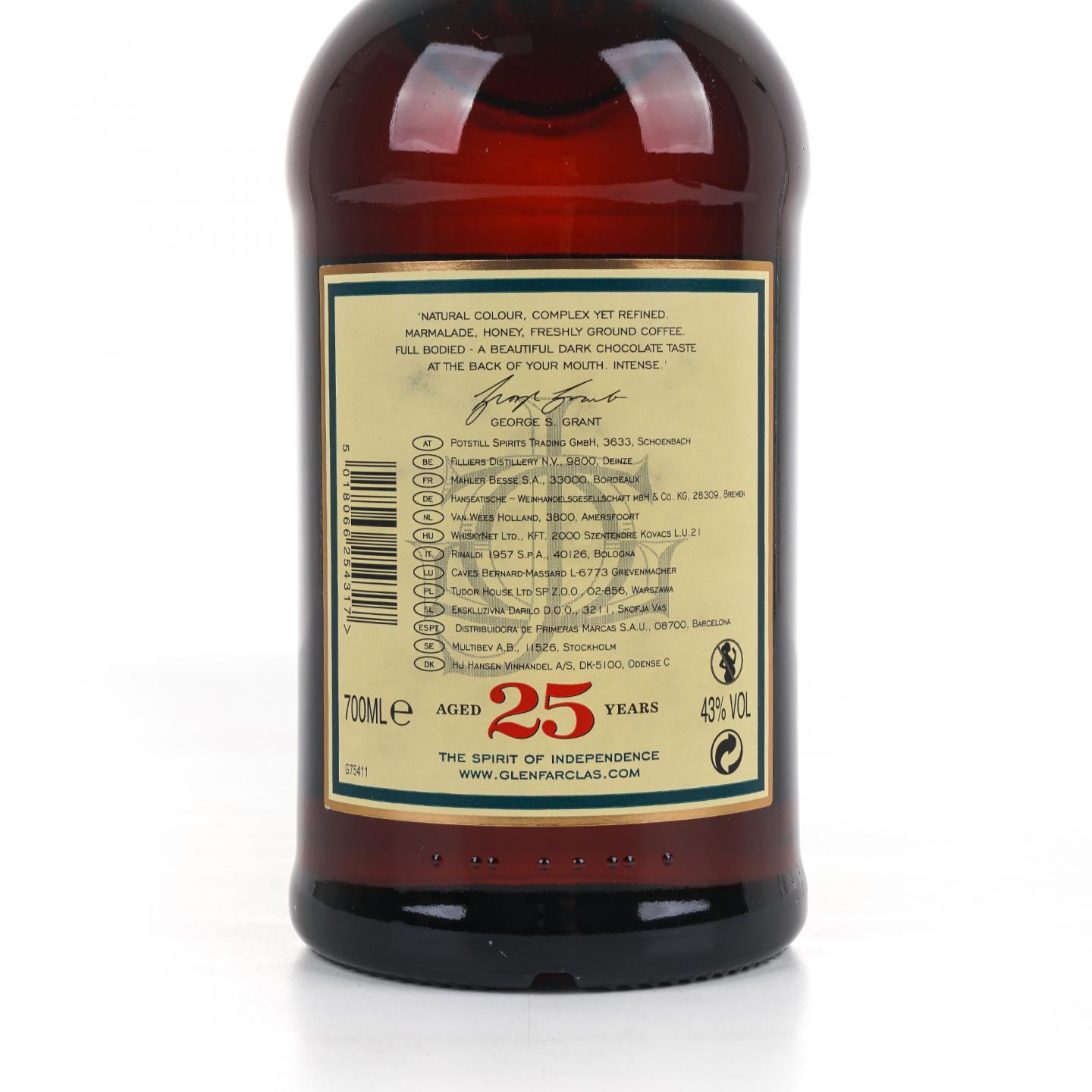 Glenfarclas 格兰花格 25年 圆筒 700ml