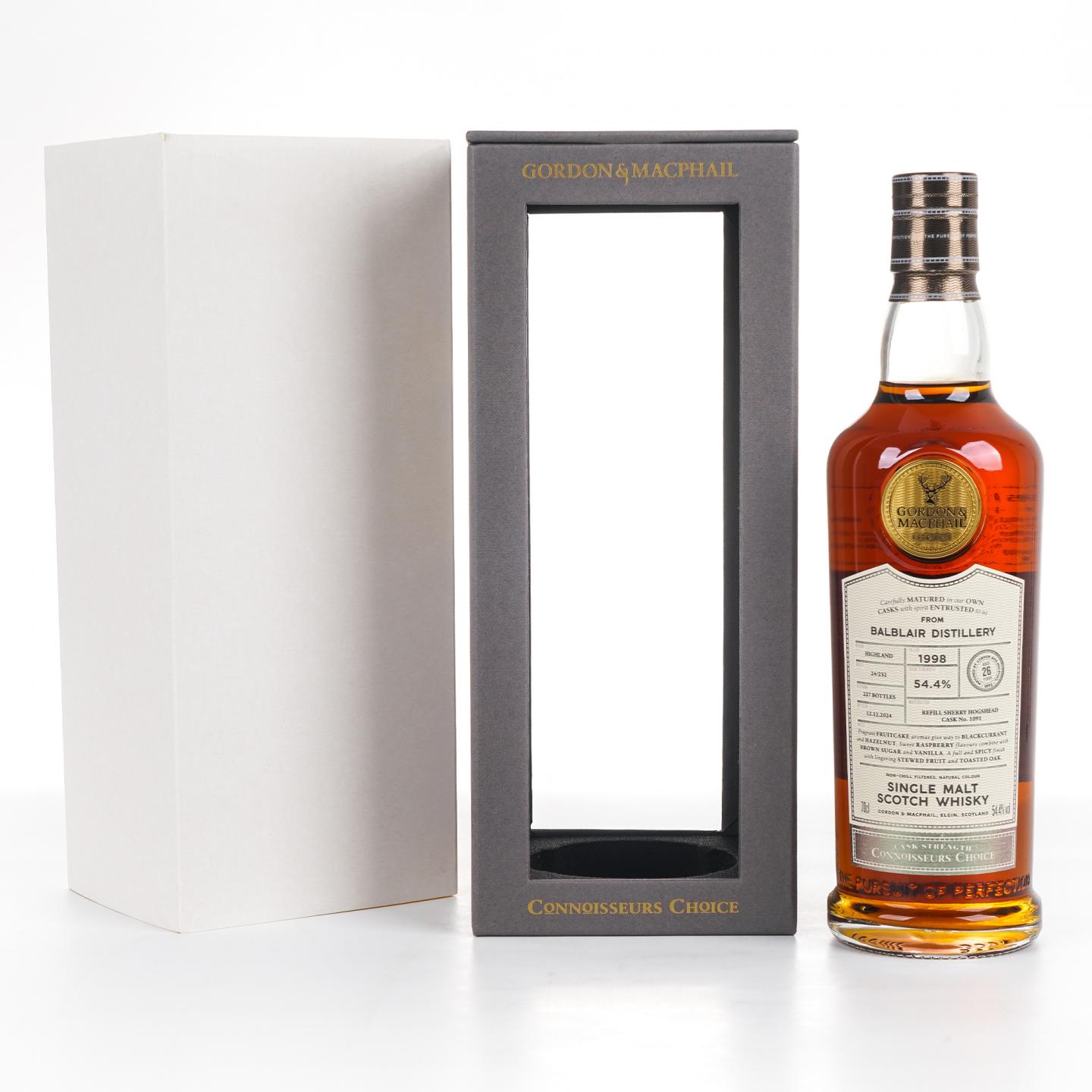 Balblair 巴布莱尔 26年 1998-2024 GM鉴赏家之选 雪莉桶#1091