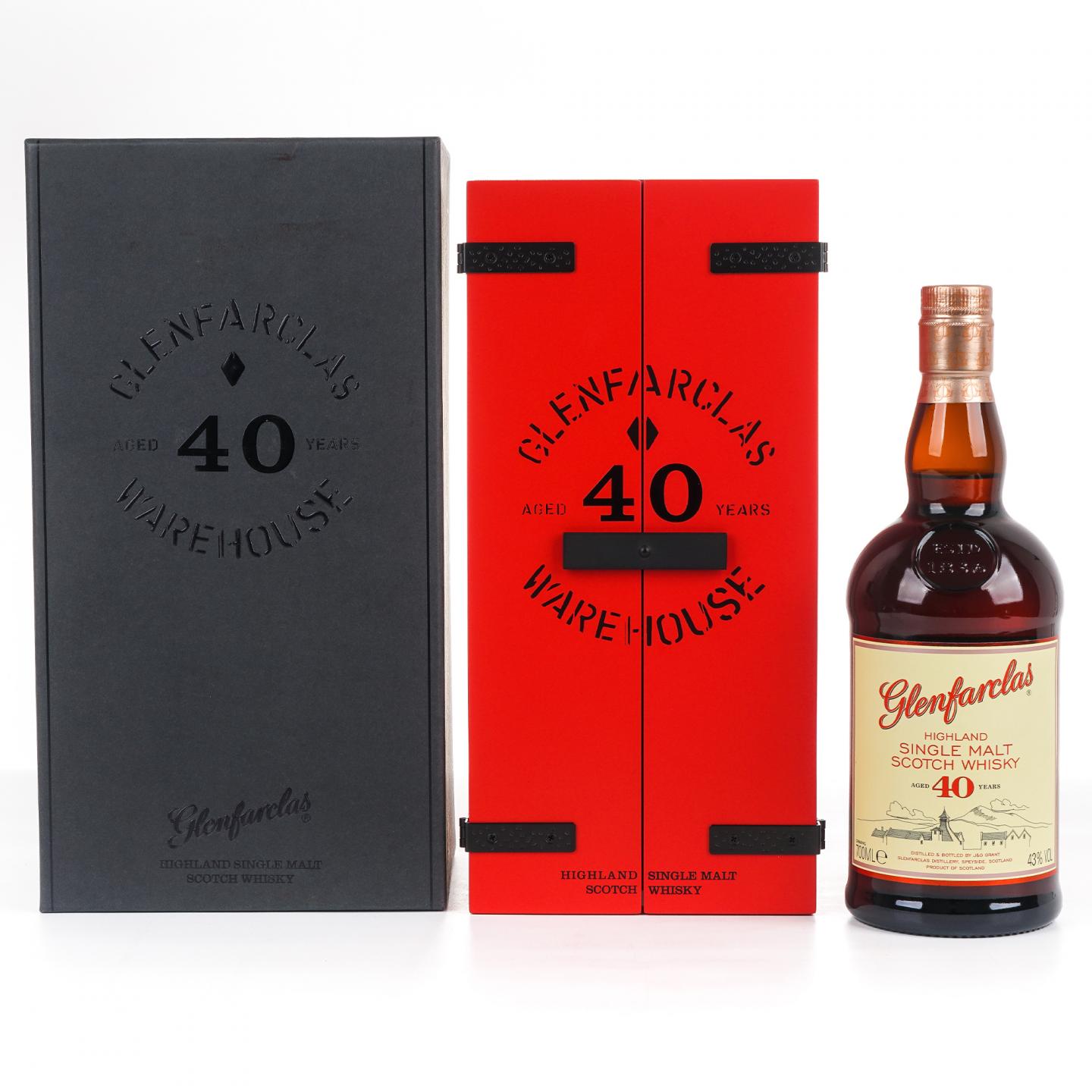 Glenfarclas 格兰花格 40年 红礼盒版 700ml