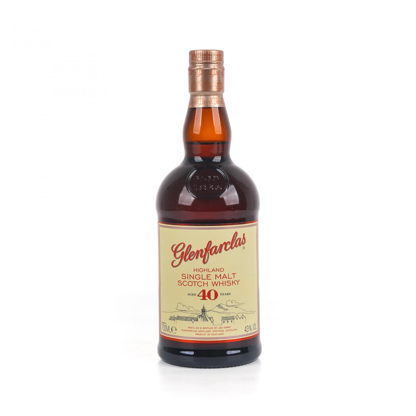 Glenfarclas 格兰花格 40年 红礼盒版 700ml