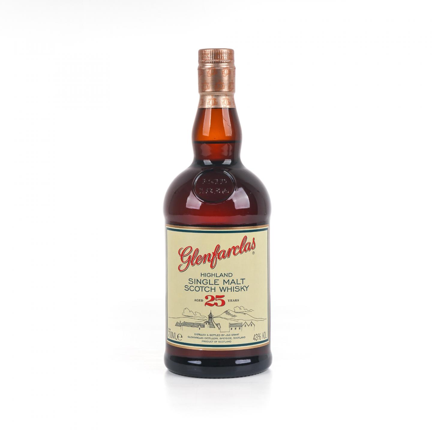 Glenfarclas 格兰花格 25年 单一麦芽 圆筒礼盒 43%