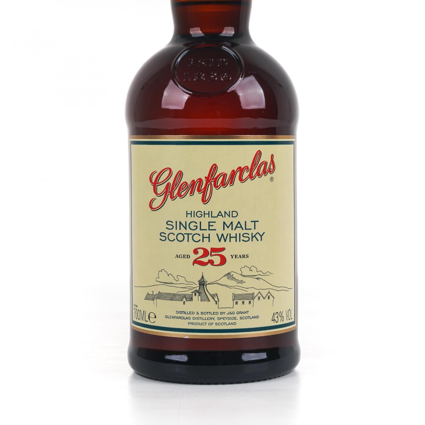 Glenfarclas 格兰花格 25年 单一麦芽 圆筒礼盒 43%