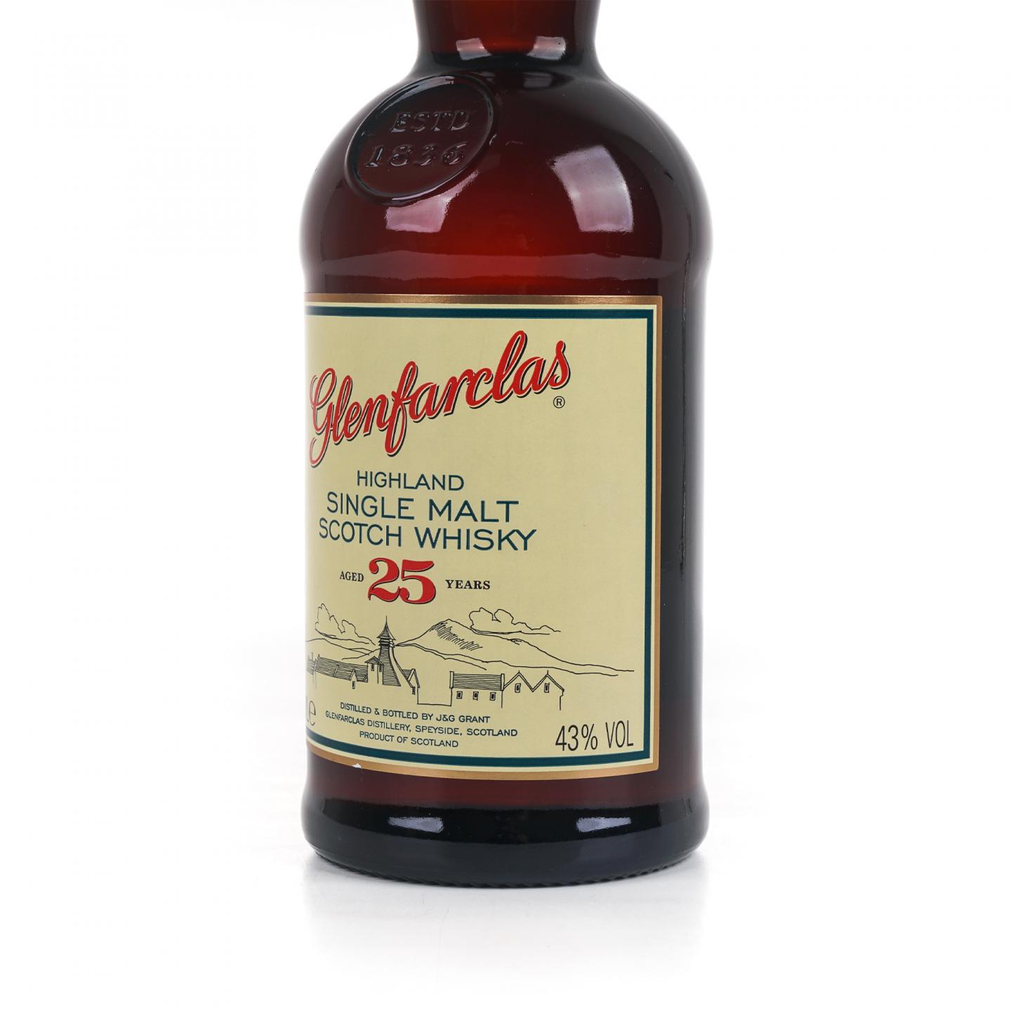 Glenfarclas 格兰花格 25年 单一麦芽 圆筒礼盒 43%