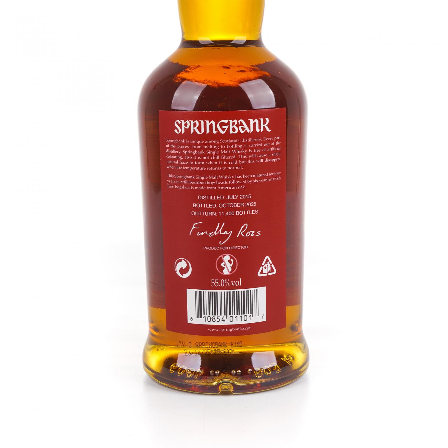 Springbank 云顶 10年 2015-2025