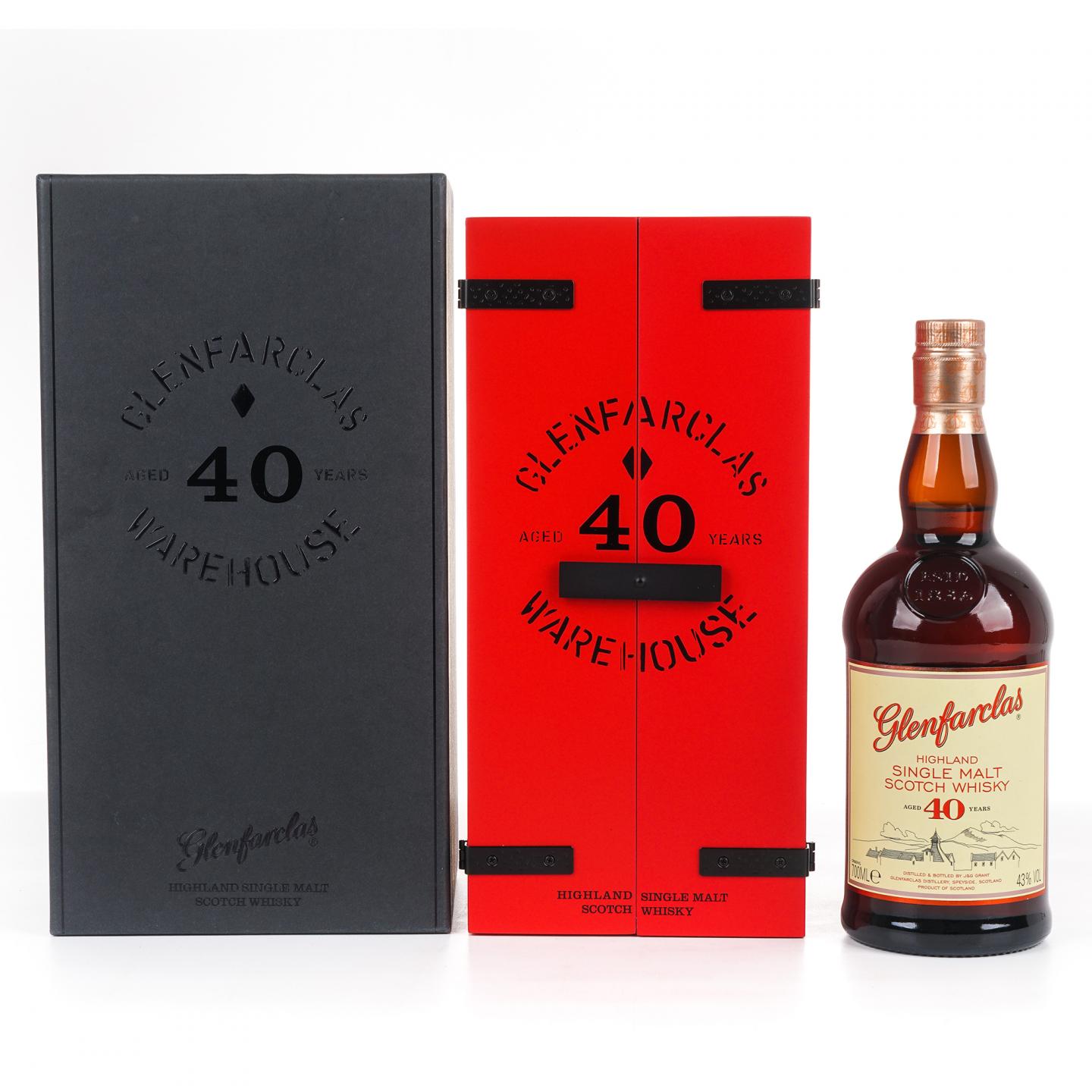 Glenfarclas 格兰花格 40年 红礼盒版