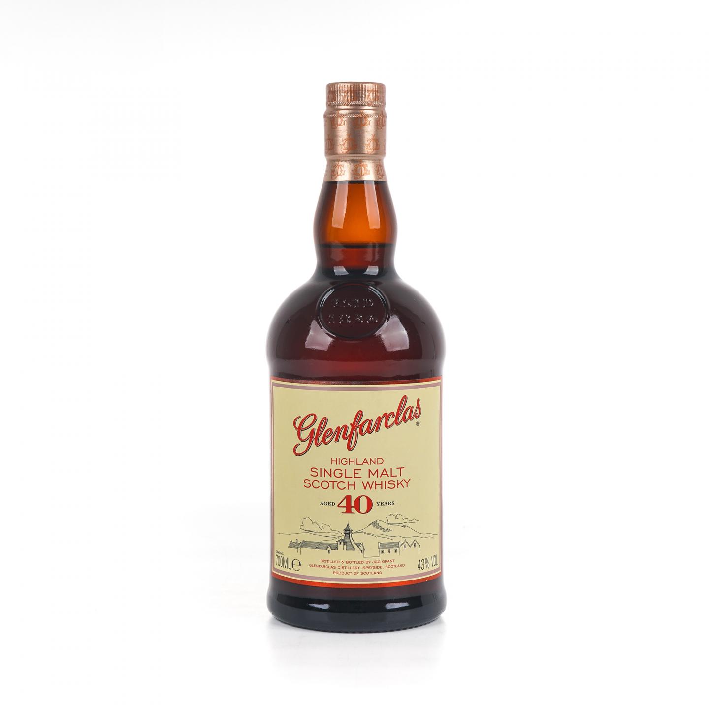Glenfarclas 格兰花格 40年 红礼盒版