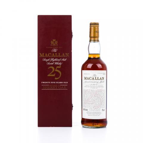 Macallan 麦卡伦 25年 Anniversary Malt 750ml