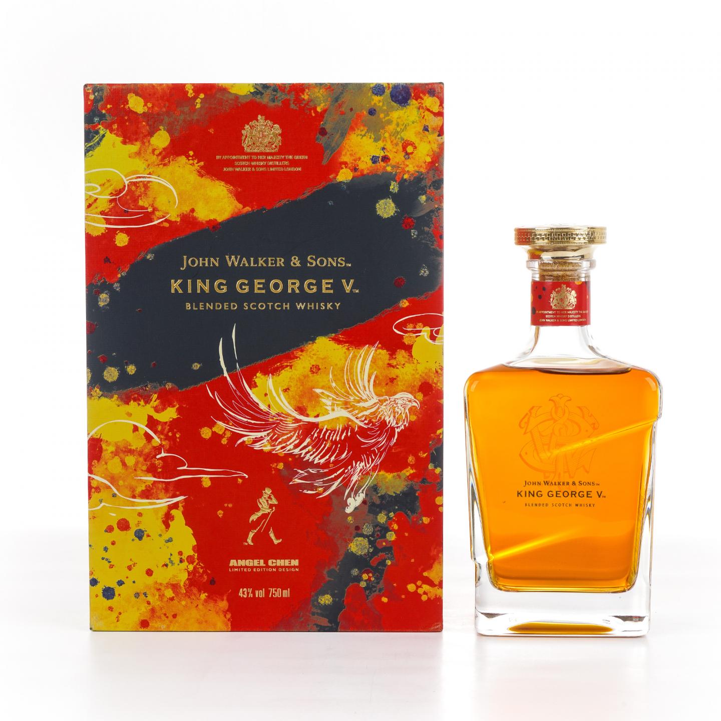 Johnnie Walker 尊尼获加 2022 英皇乔治五世「万里鹏程」特别版 750ml 礼盒