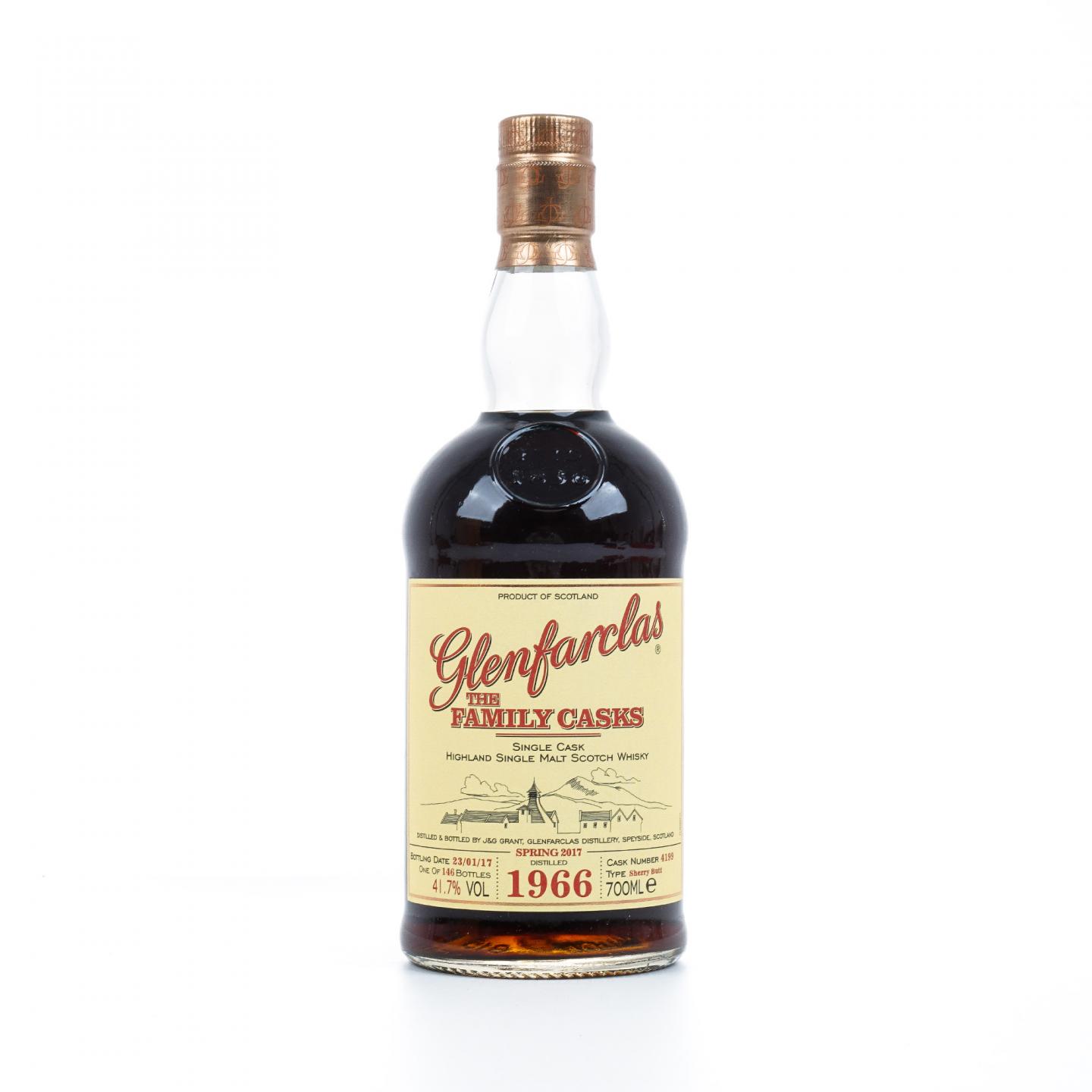 Glenfarclas 格兰花格 1966-2017 家族桶 雪莉单桶#4199