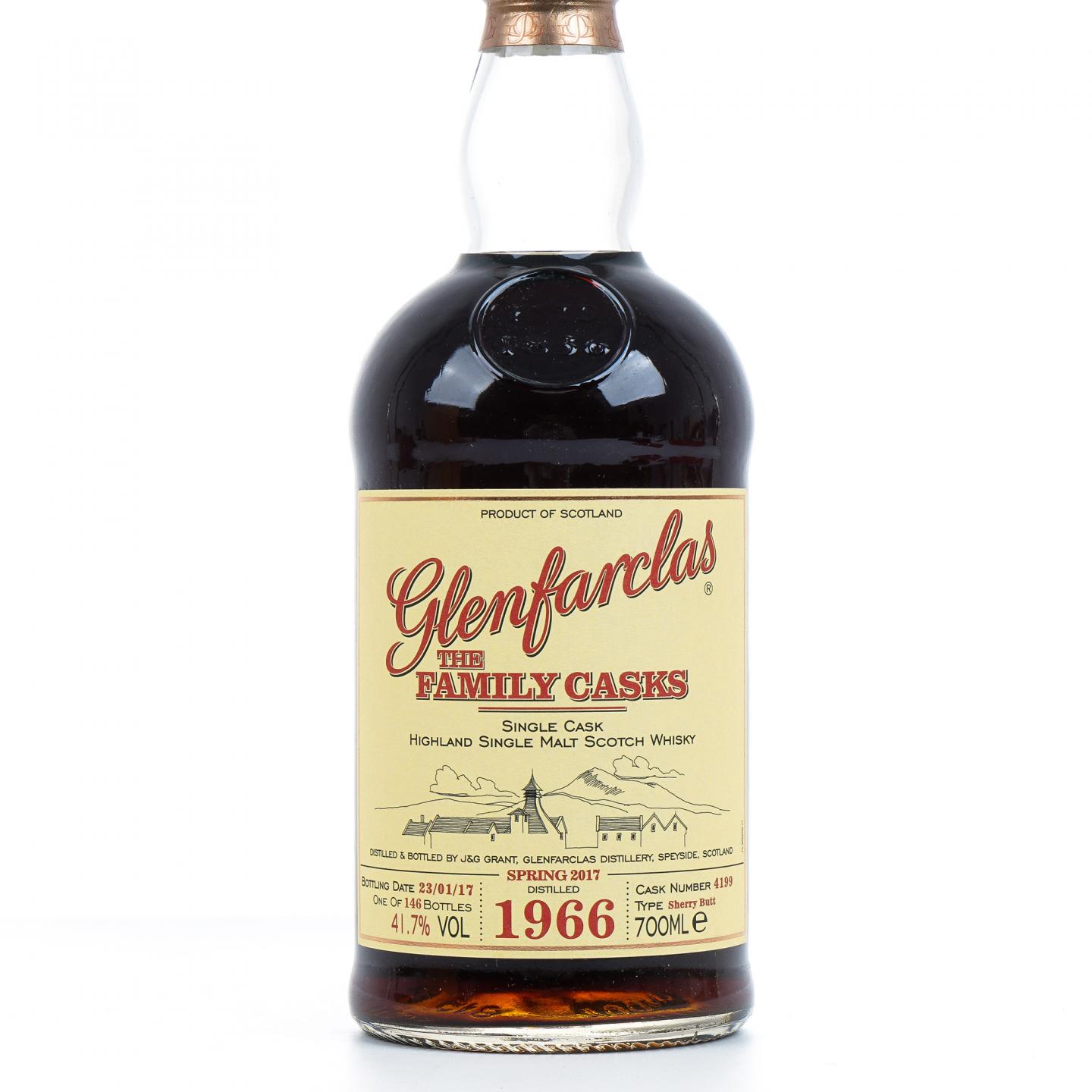 Glenfarclas 格兰花格 1966-2017 家族桶 雪莉单桶#4199