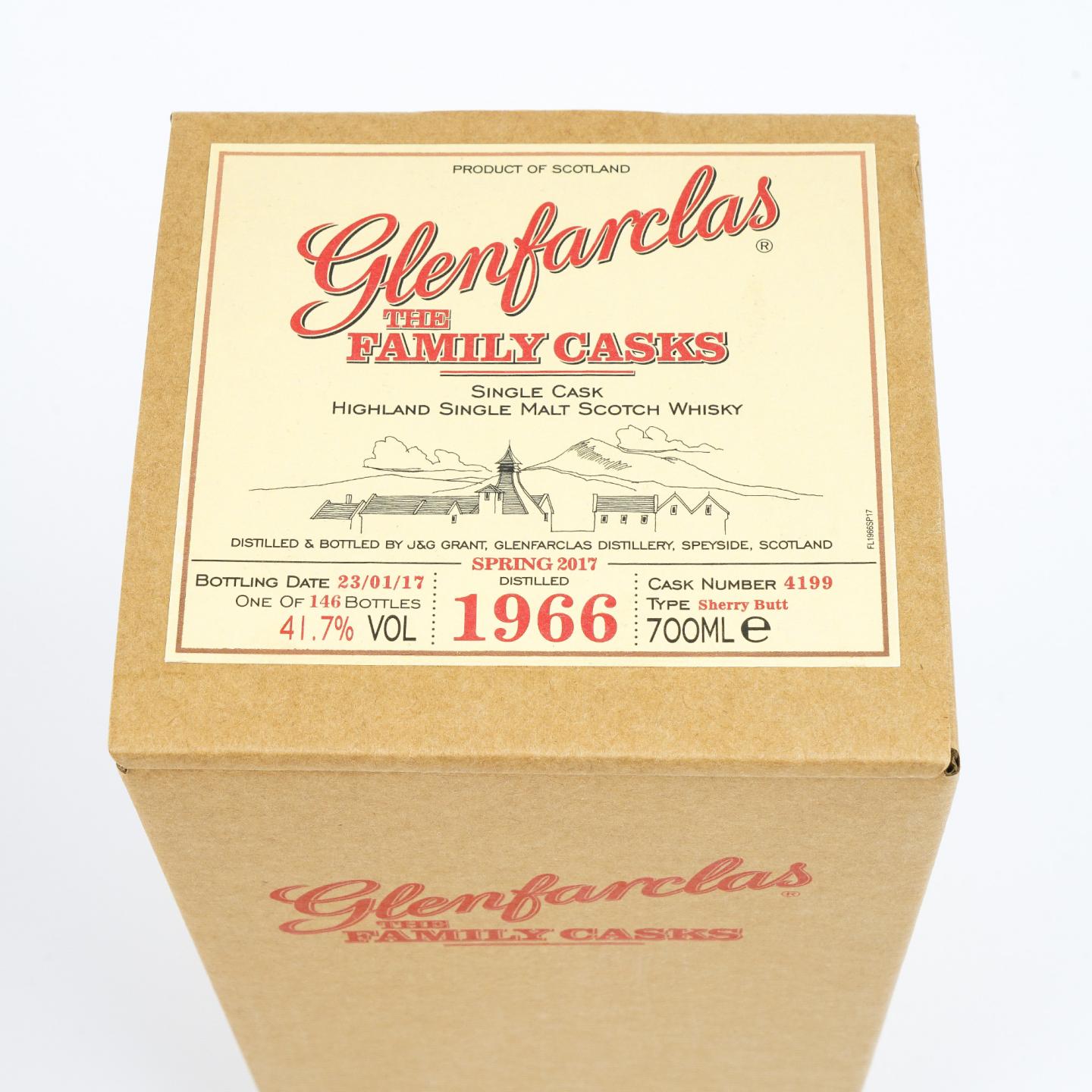 Glenfarclas 格兰花格 1966-2017 家族桶 雪莉单桶#4199