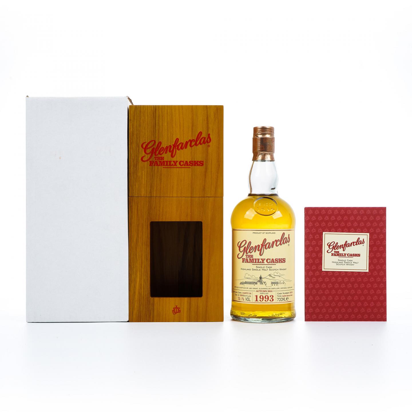 Glenfarclas 格兰花格 1993-2014 家族桶 雪莉单桶#1614