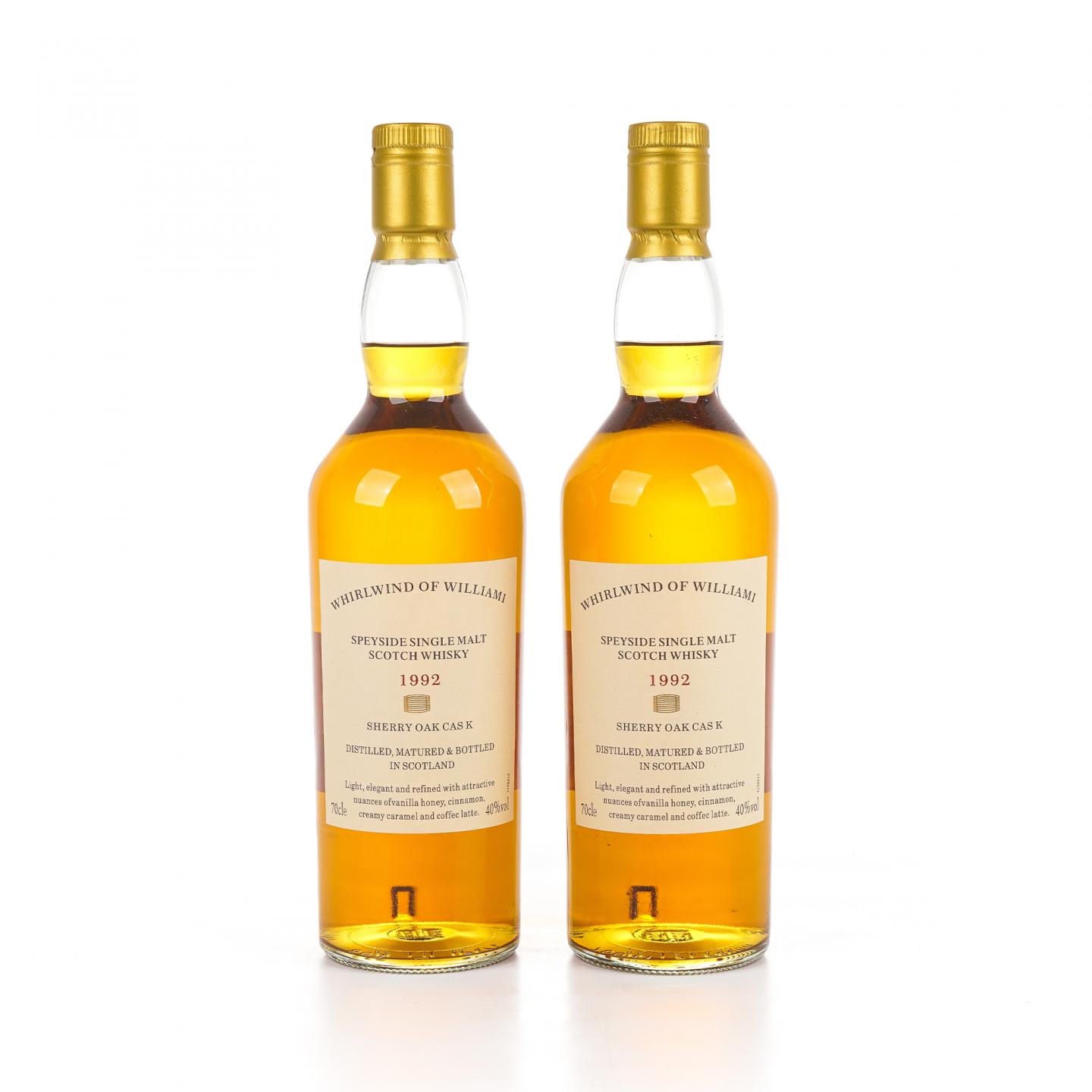 秘密斯佩塞 1992 Whirlwind of Williami 雪莉桶 单麦 2支组