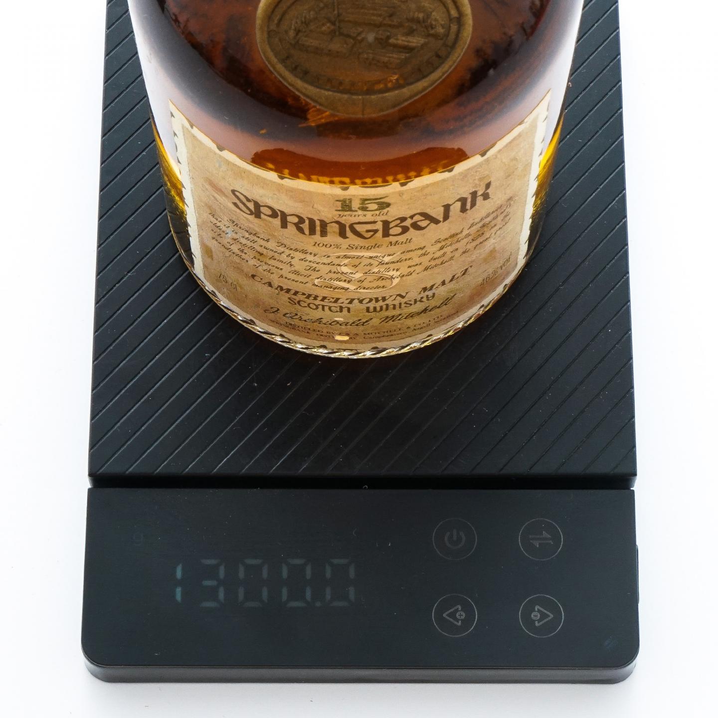 Springbank 云顶 15年 邮票标 750ml