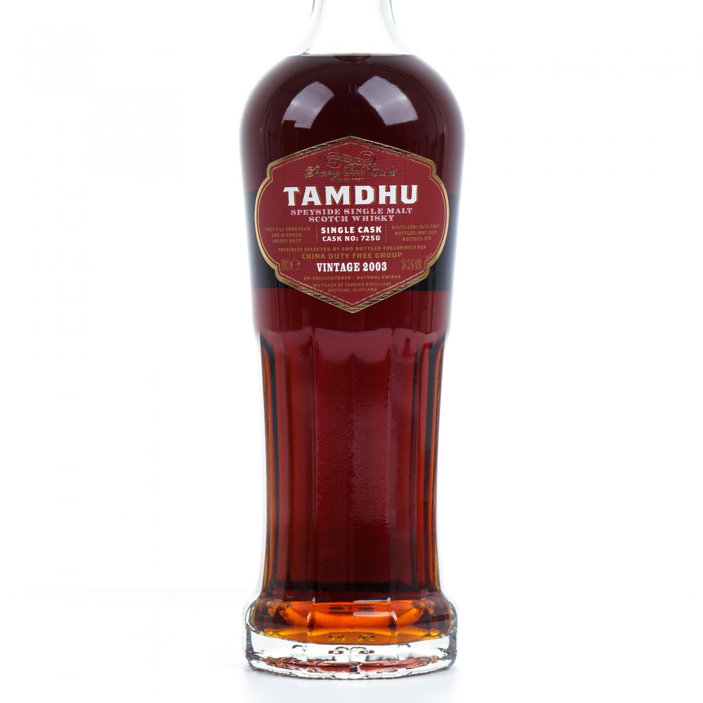 Tamdhu 檀都 2003-2025 初填雪莉桶#7250 单桶