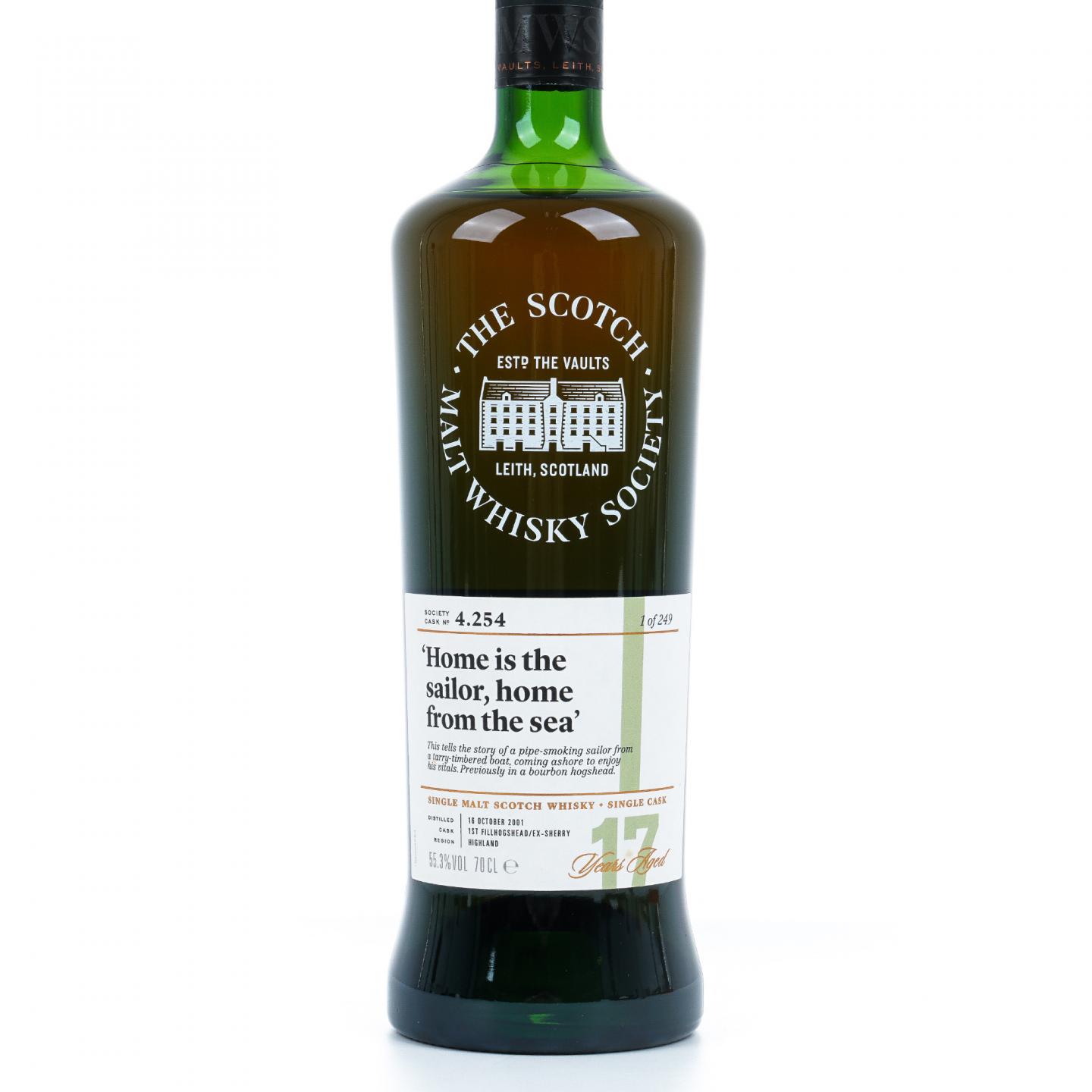 SMWS 4.254 高原骑士 17年 2001