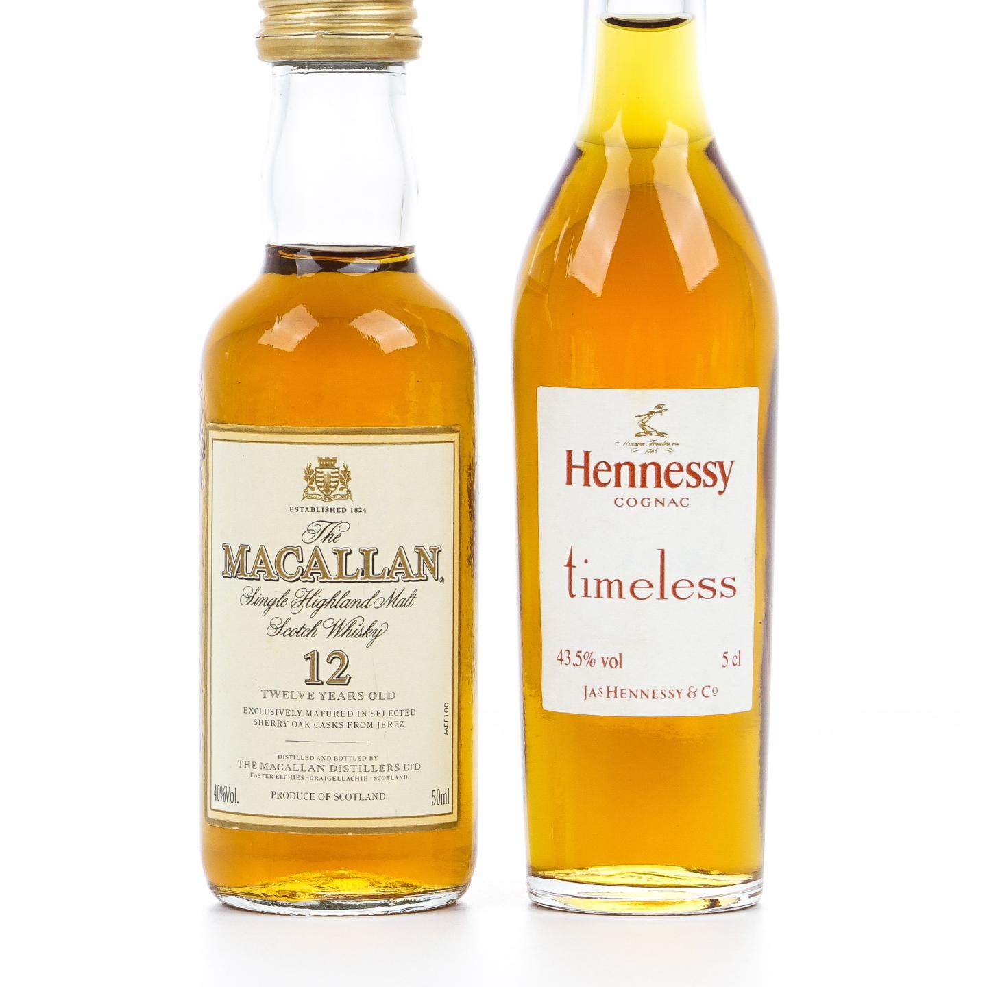 【酒版】麦卡伦 12年/ 轩尼诗 Timeless 50ml*2