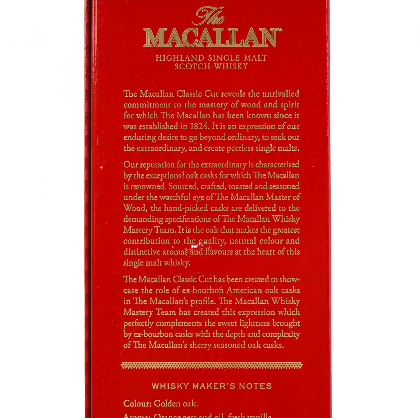 【附X光图】Macallan 麦卡伦 Classic Cut 2021