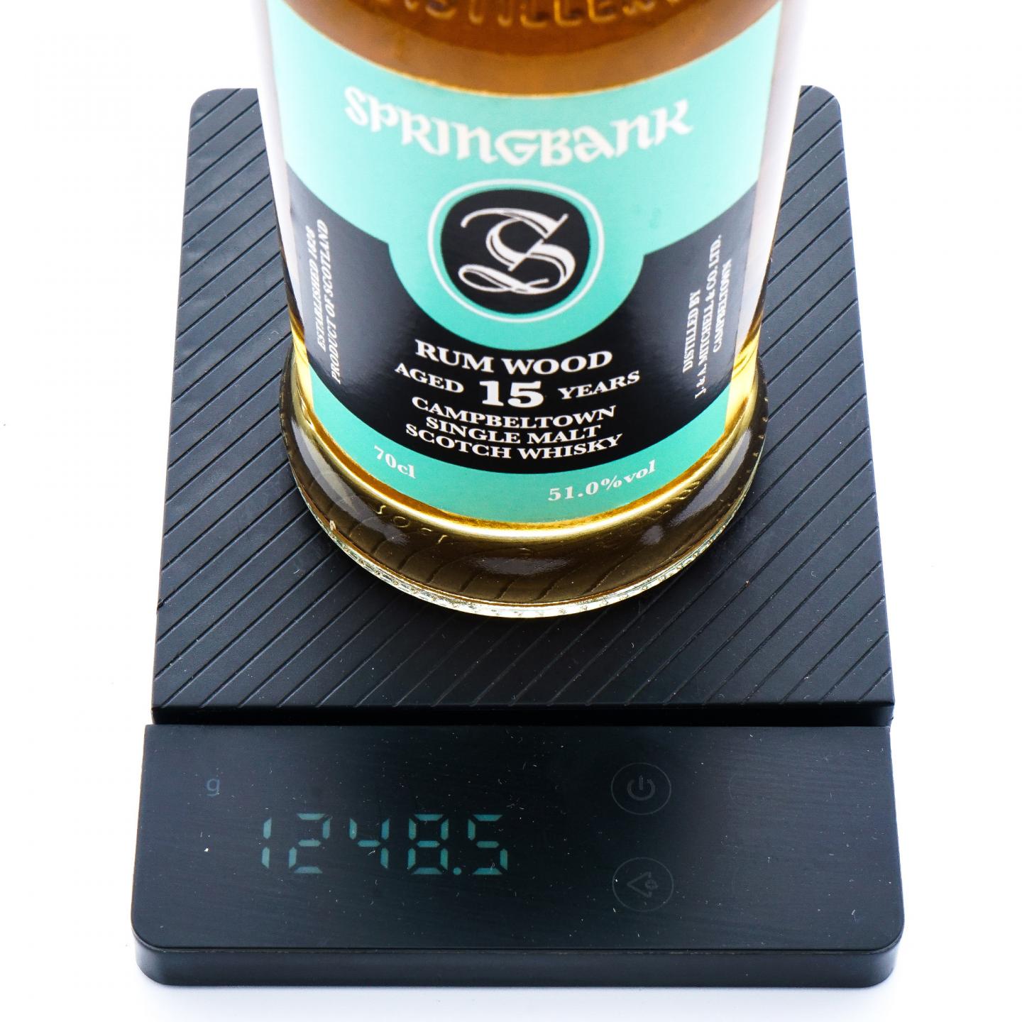 Springbank 云顶 15年 2003-2019 朗姆桶