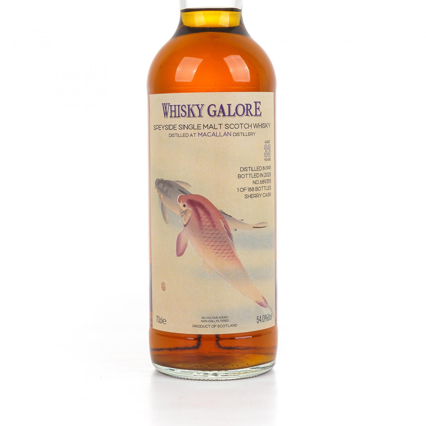 秘密斯佩塞 33年 1991-2025 雪莉桶#689355 Whisky Galore