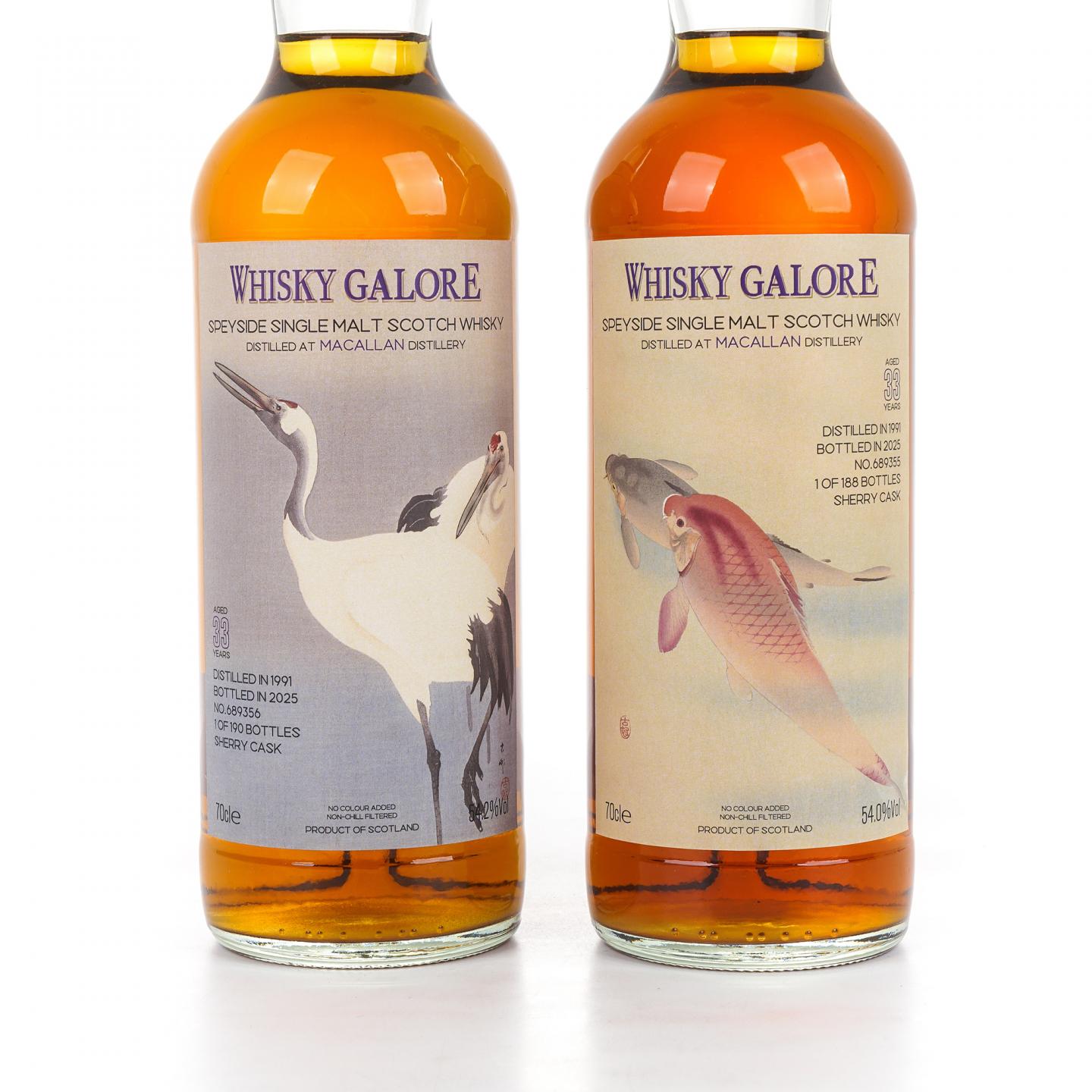 秘密斯佩塞 33年 1991-2025 雪莉桶 Whisky Galore 2瓶组