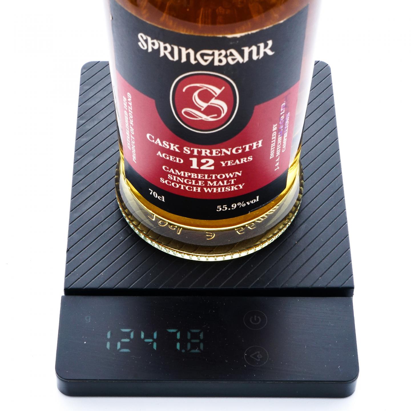 Springbank 云顶 12年 2021 桶强 55.9% UK