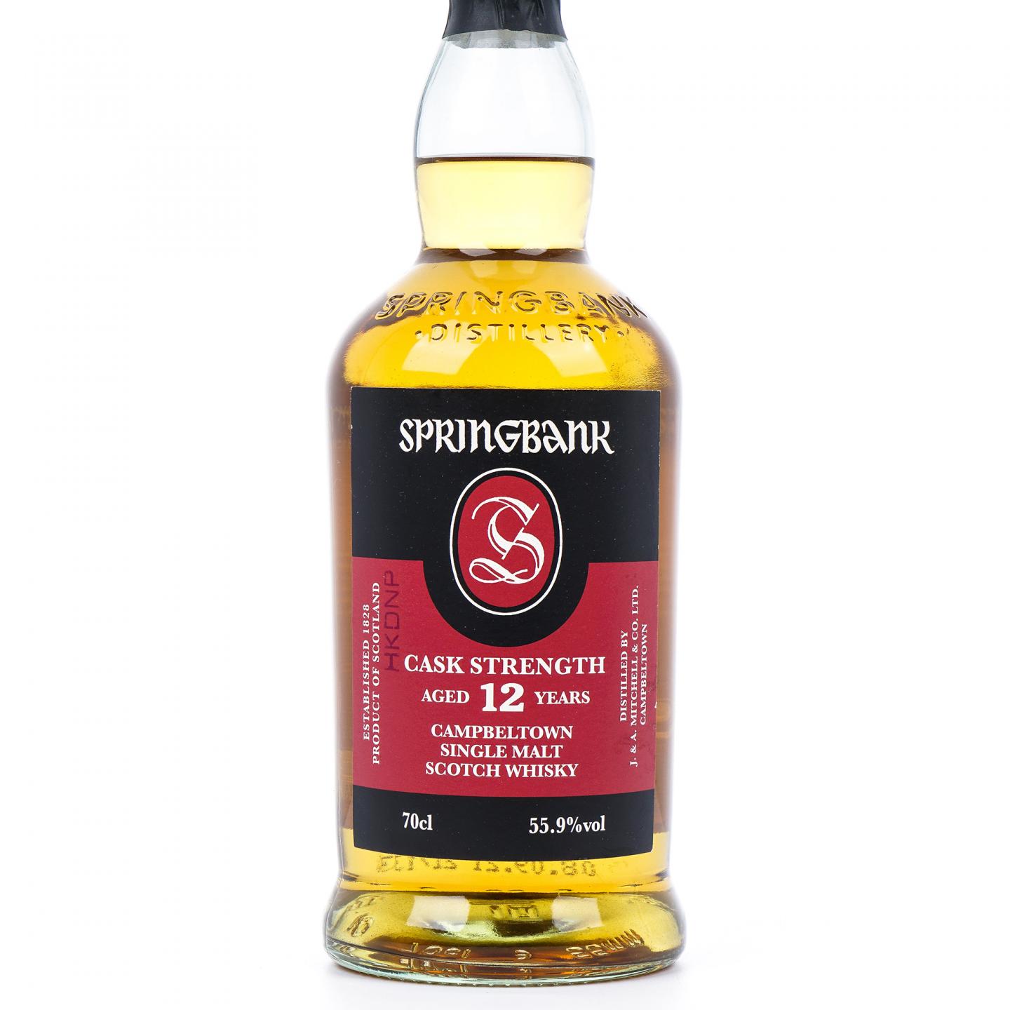 Springbank 云顶 12年 2021 桶强 55.9% UK 700ml