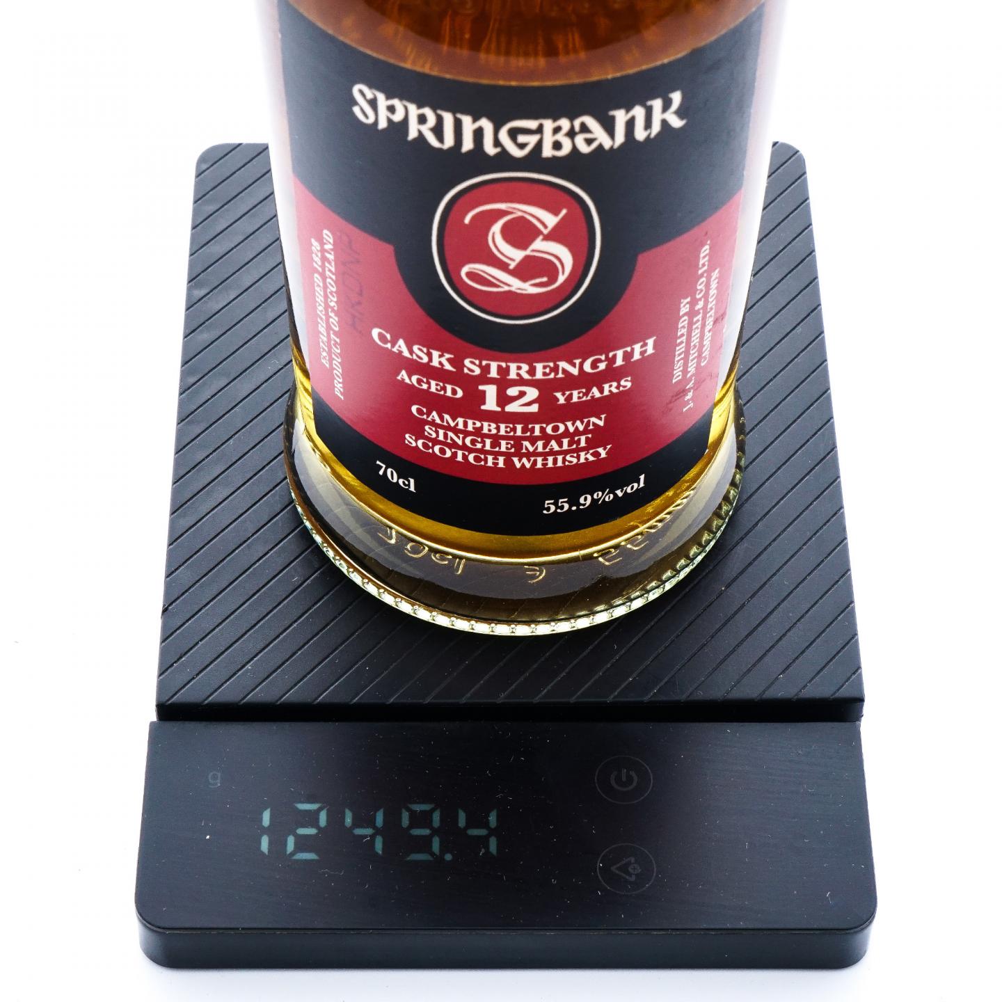 Springbank 云顶 12年 2021 桶强 55.9% UK 700ml