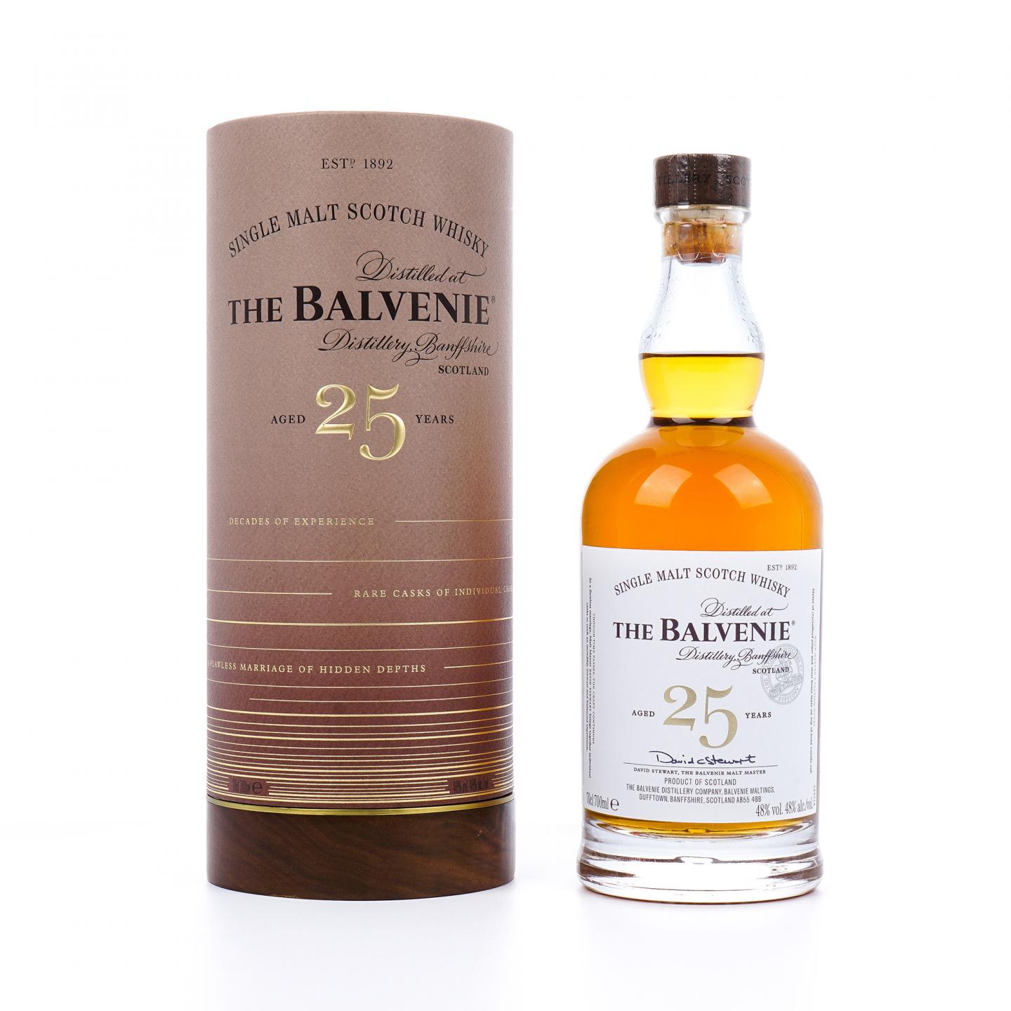 Balvenie 百富 25年 2021 圆筒礼盒 行货